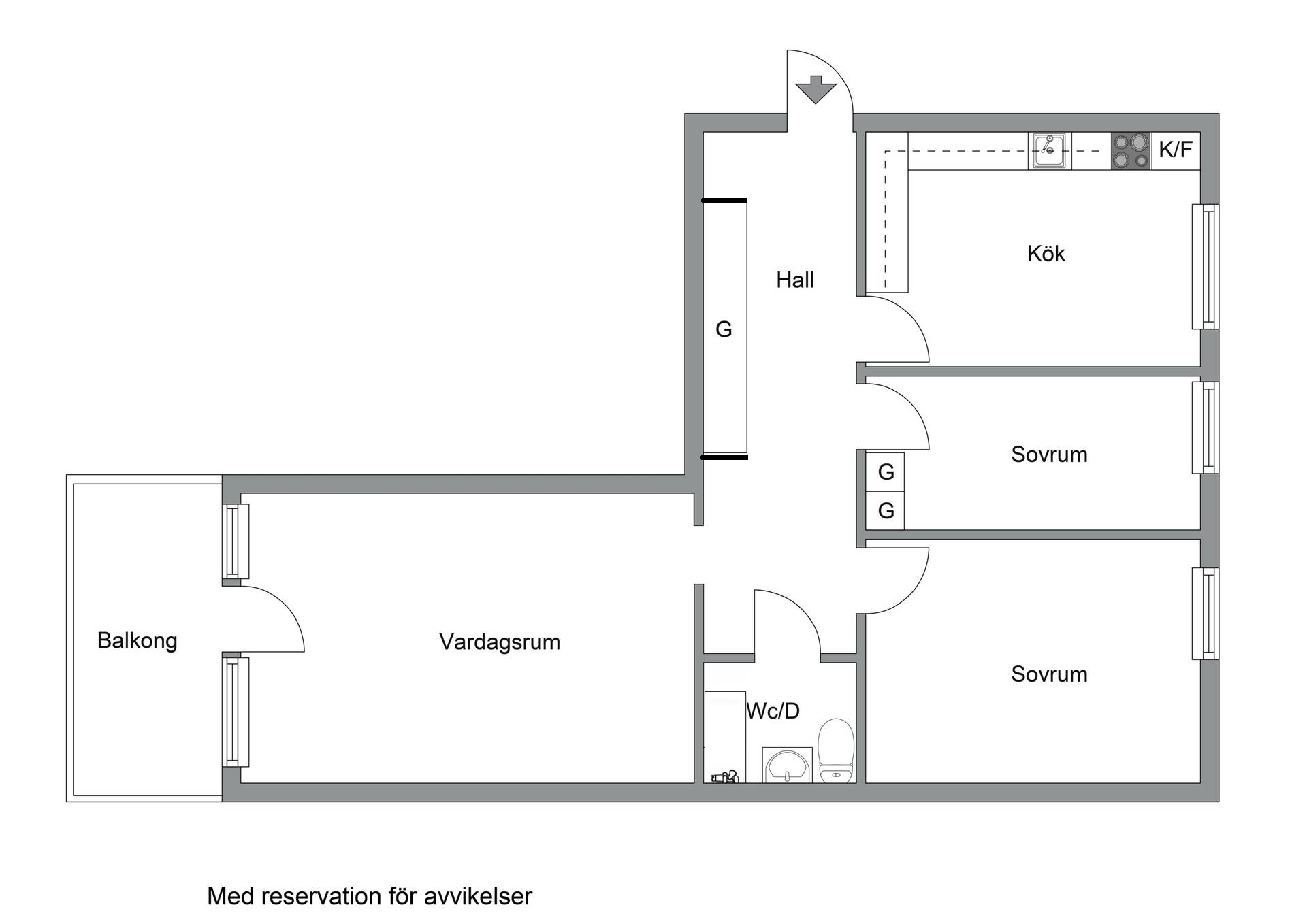 Bostadsbild från Björnstigen 121, Såld i Bergshamra, Solna
