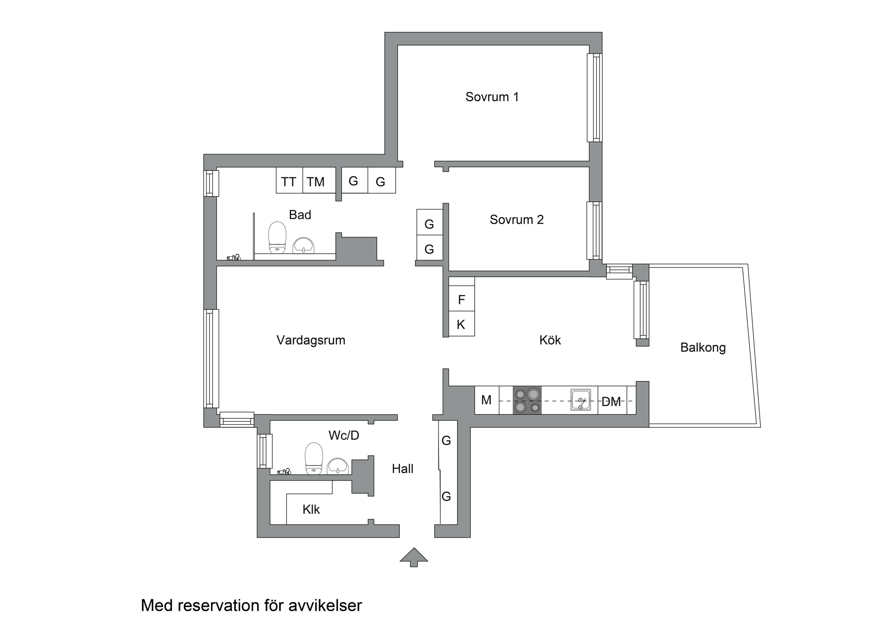 Bostadsbild från Slottsvägen 10, Till salu i Haga, Norra, Solna