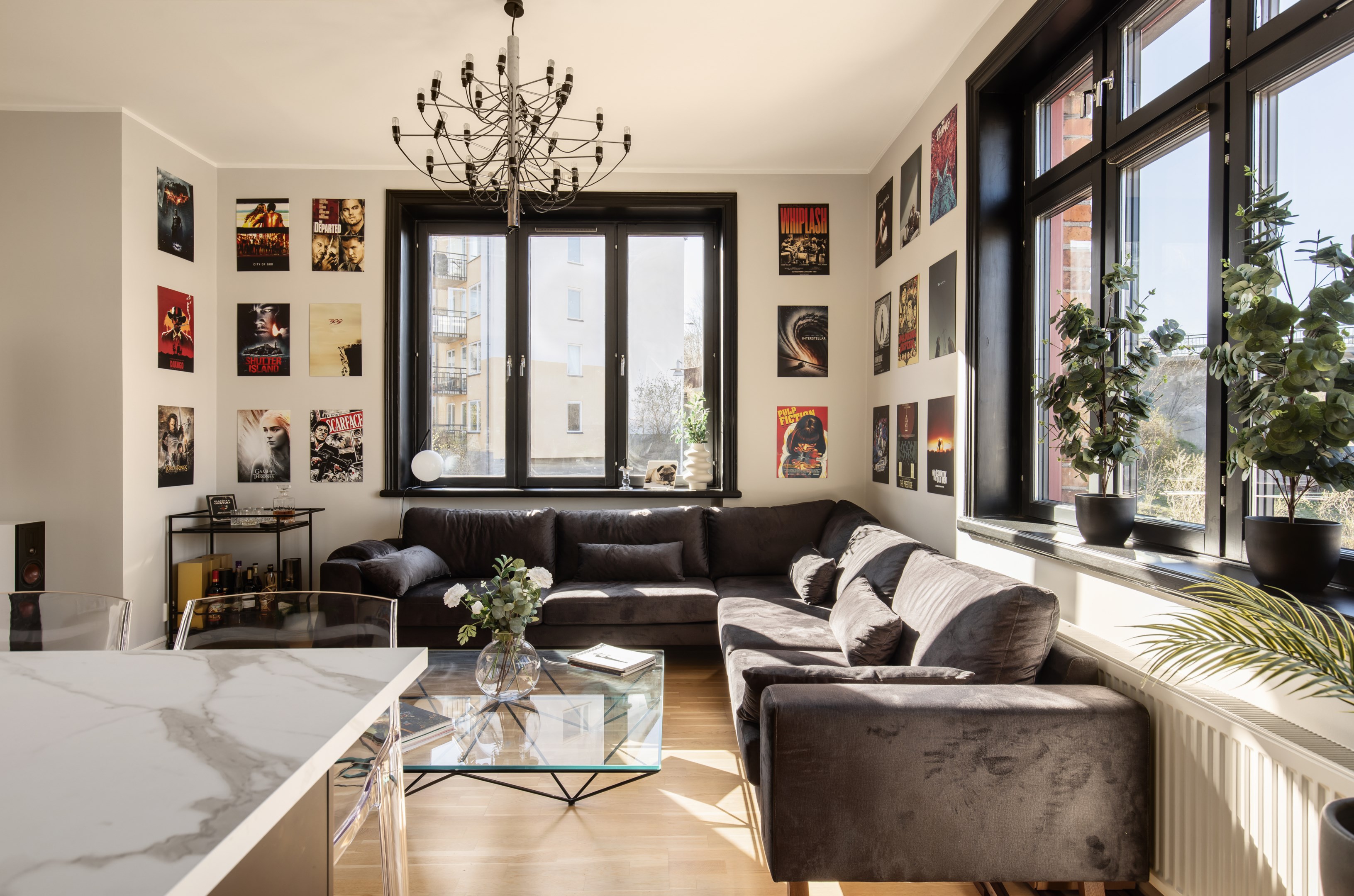 Bostadsbild från Winborgs Väg 7, Kommande i Järla sjö, Nacka