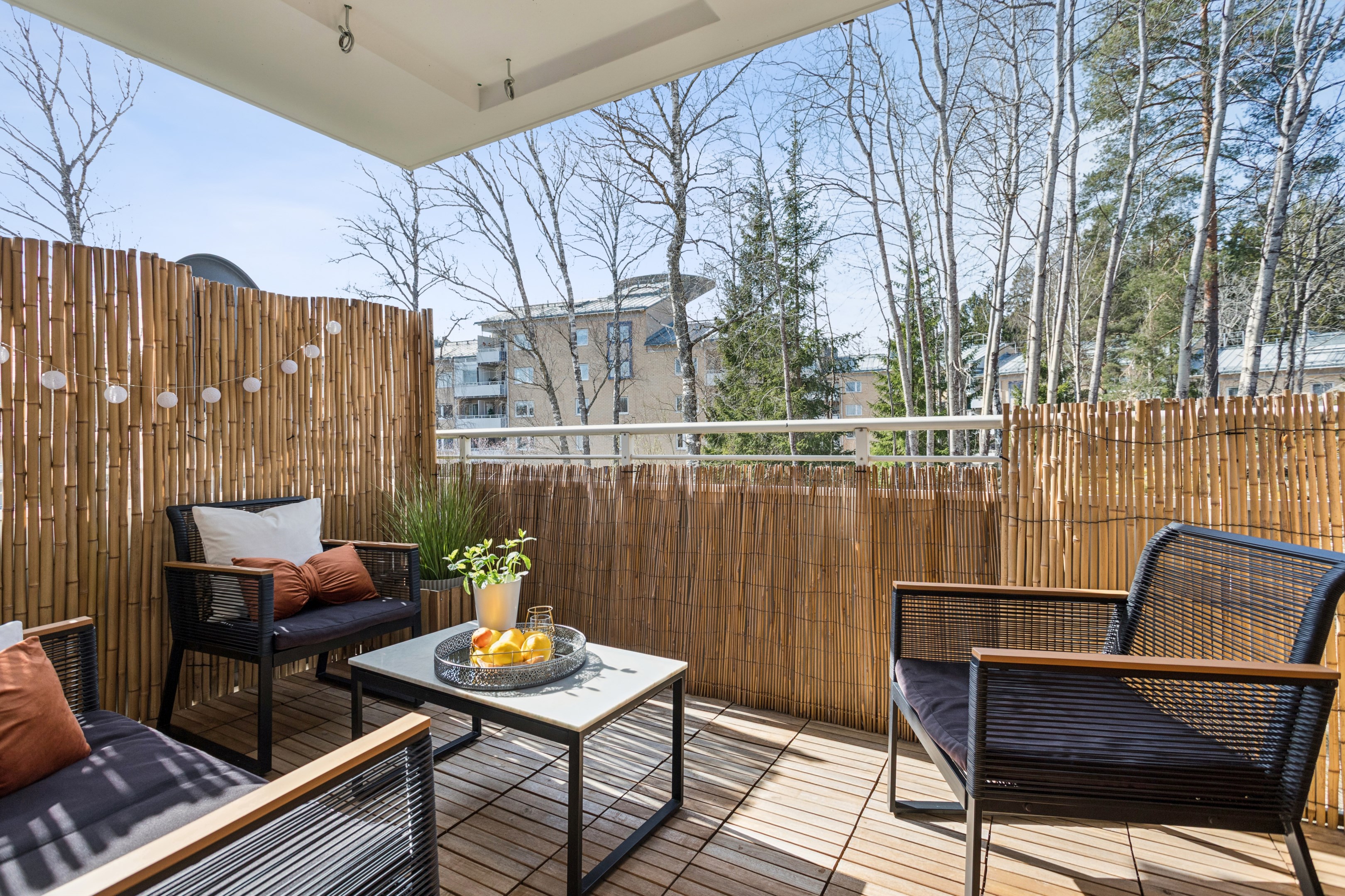 Stor härlig balkong i soligt läge