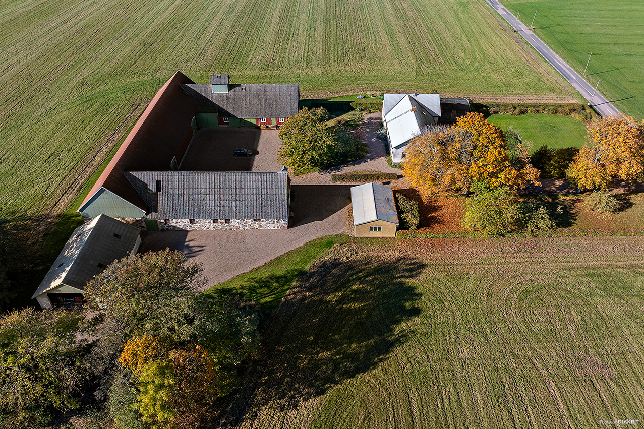 Åkermark kring byggnader