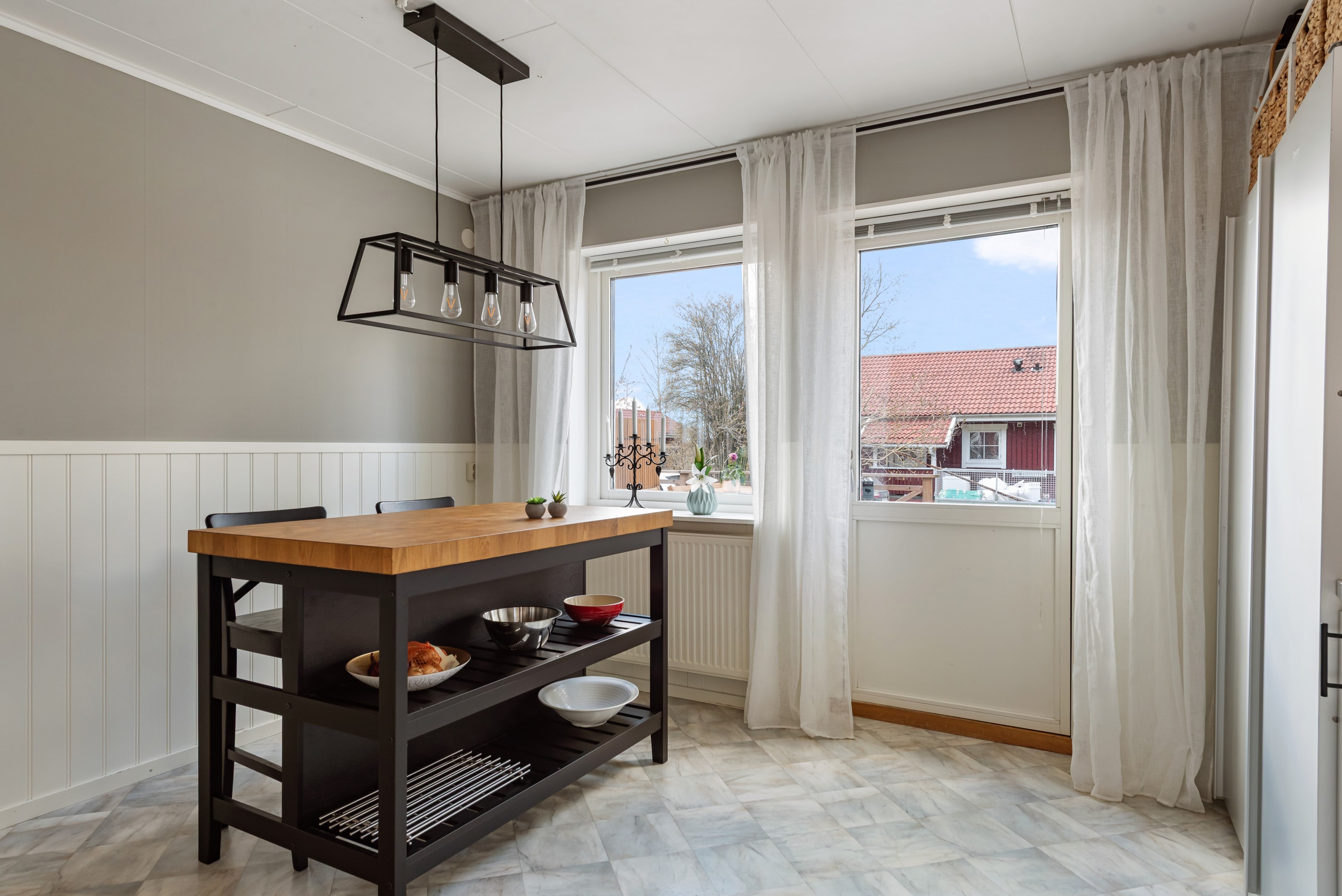 Utgång till altan