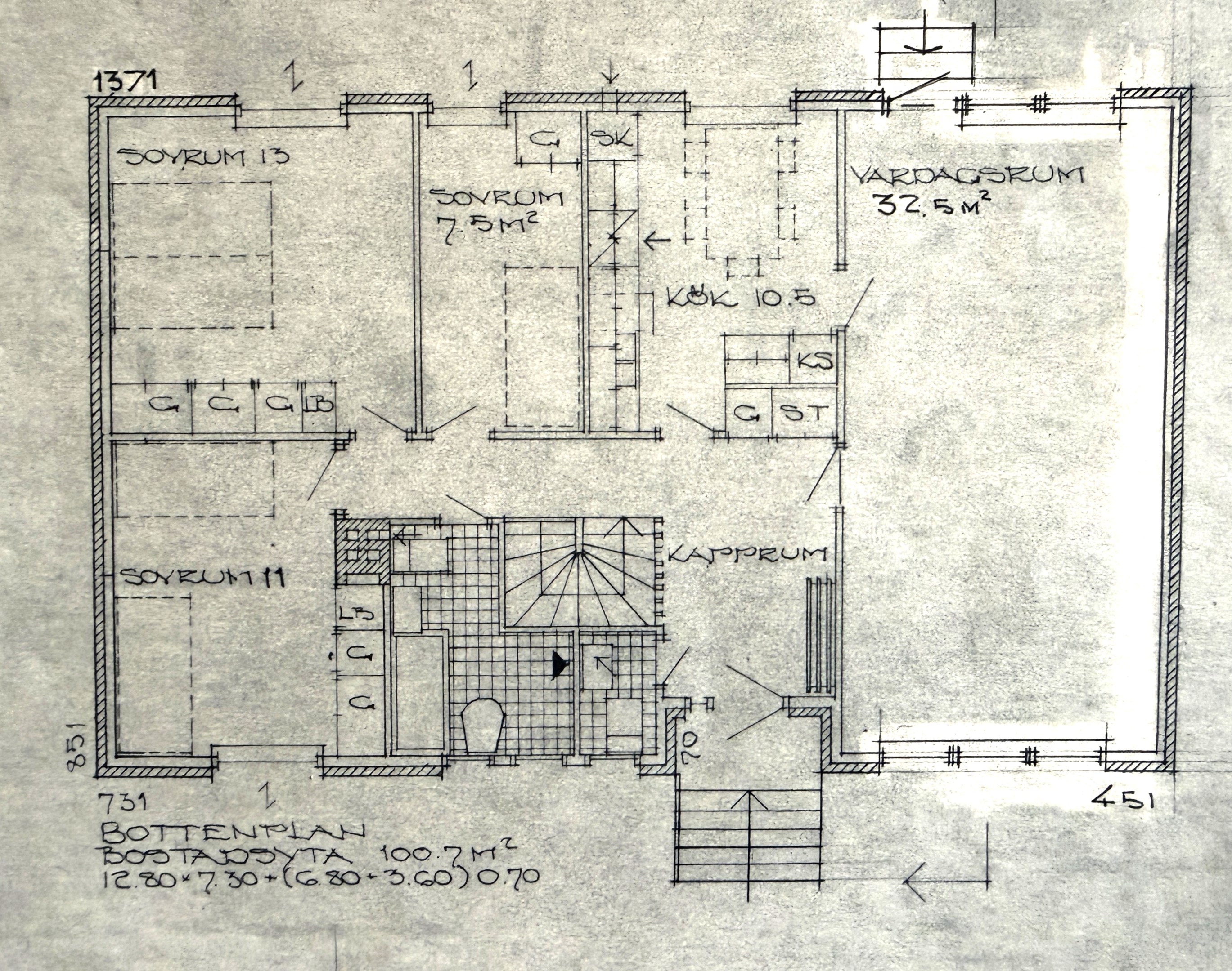 Planritning entréplan