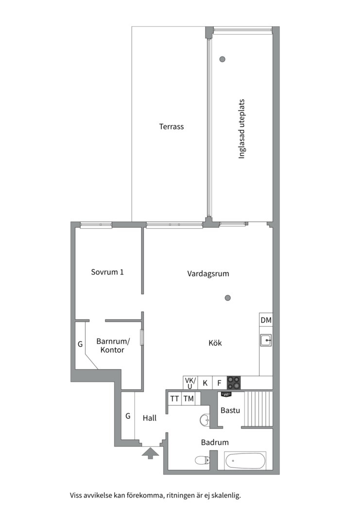 Planlösning från Ulriksborgsgatan 7, Till salu i Kungsholmen - Thorildsplan, Stockholm