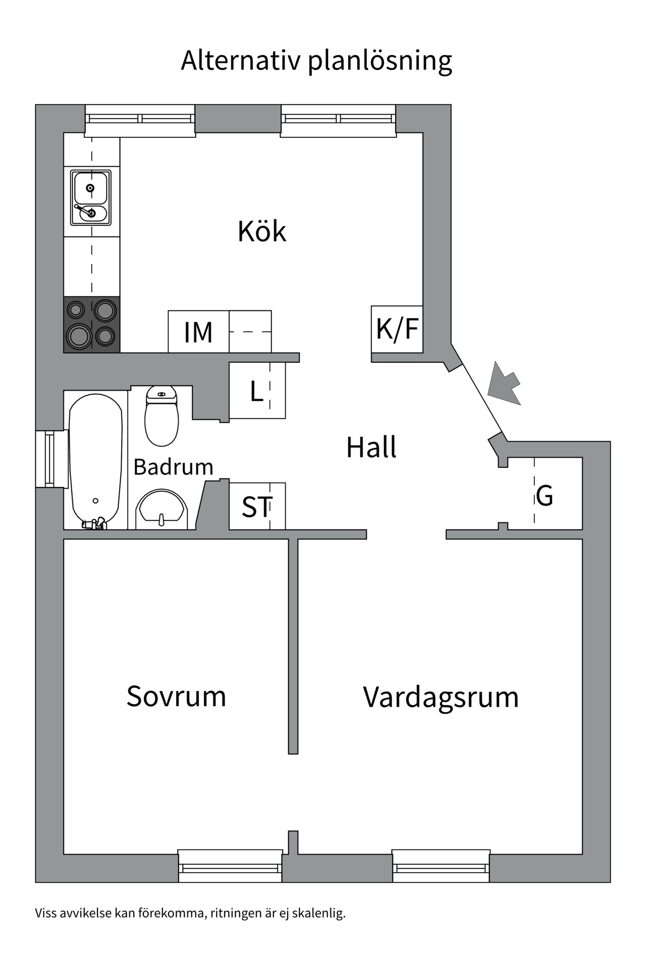 Bostadsbild från Kransbindarvägen 21, Såld i Midsommarkransen, Stockholm