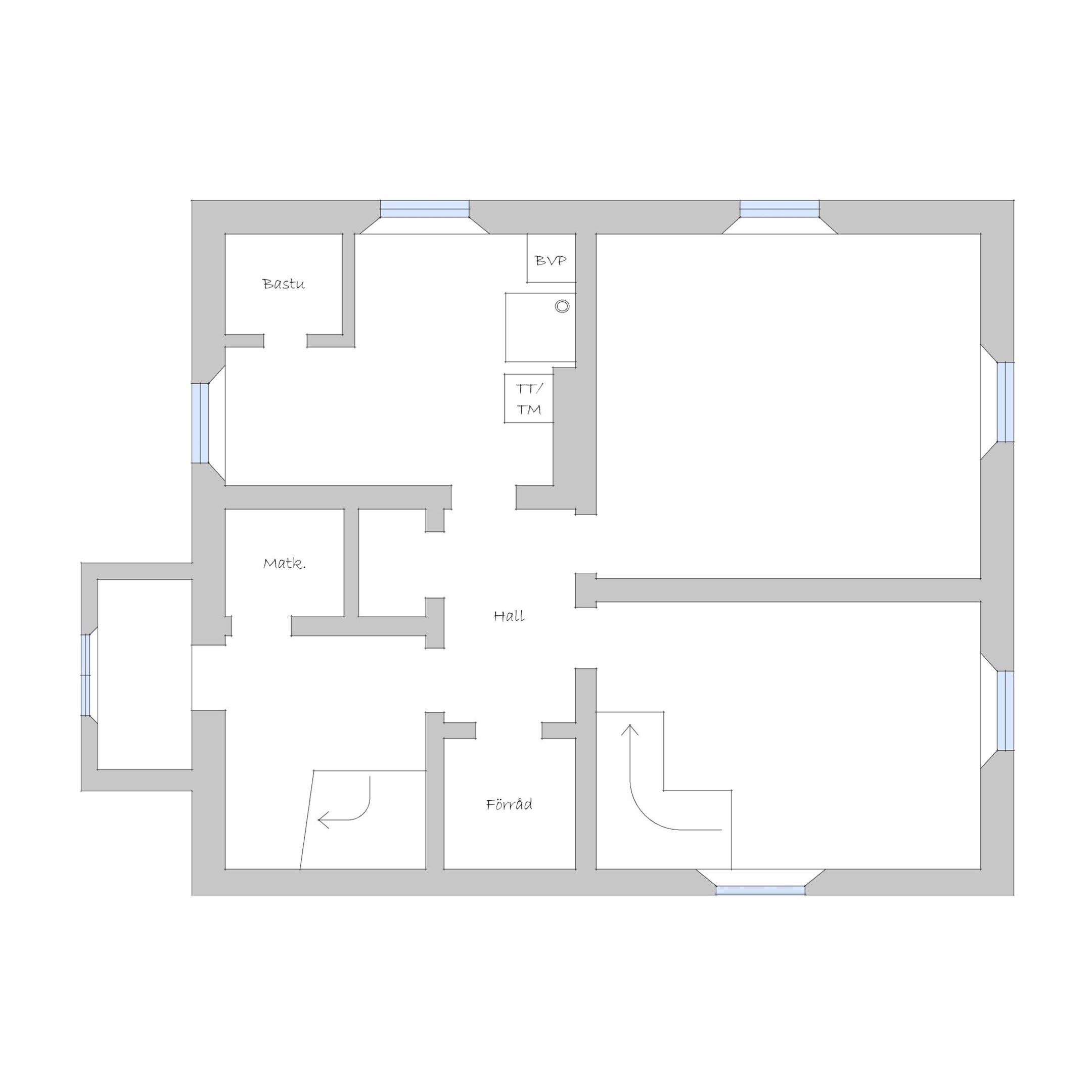 Huvudbyggnad planlösning KV