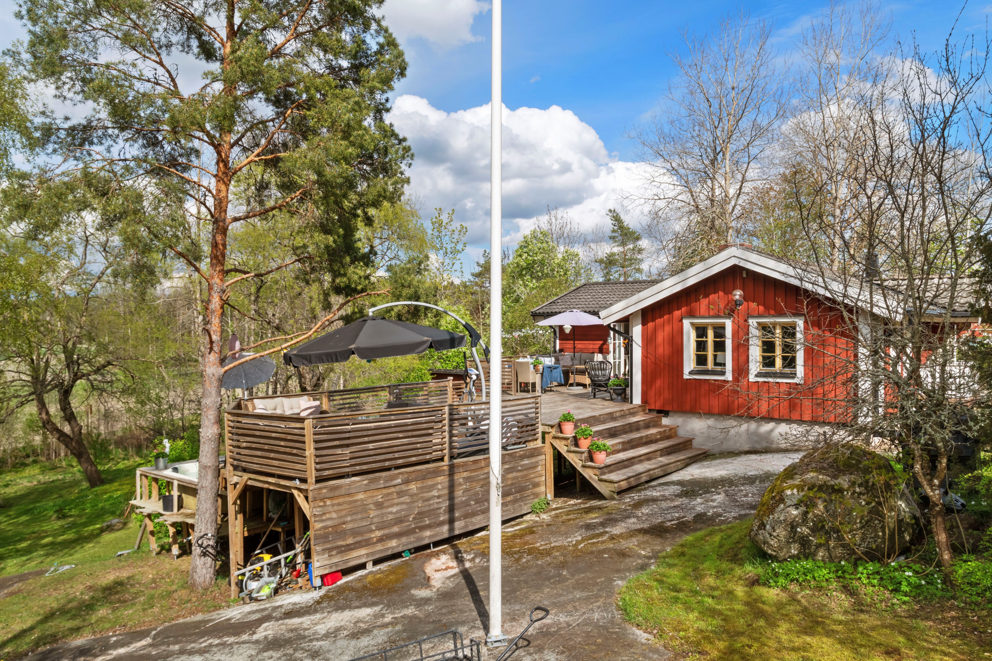 Huset med altan