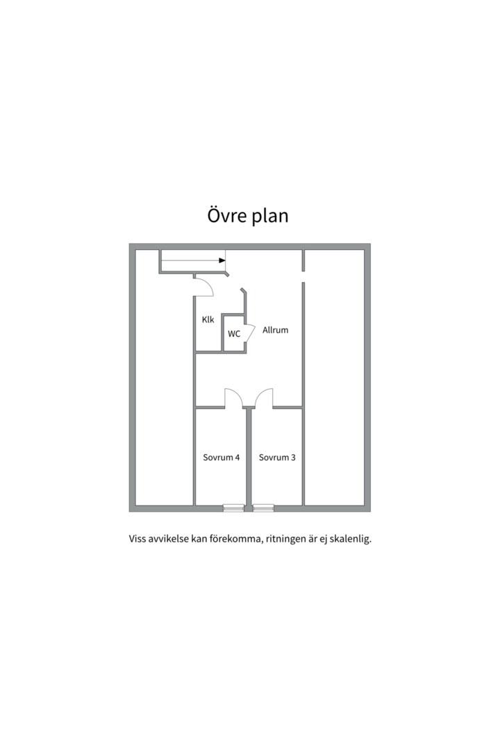 Planlösning från Hovslagaregatan 9, Kommande i Österbybruk, Östhammar