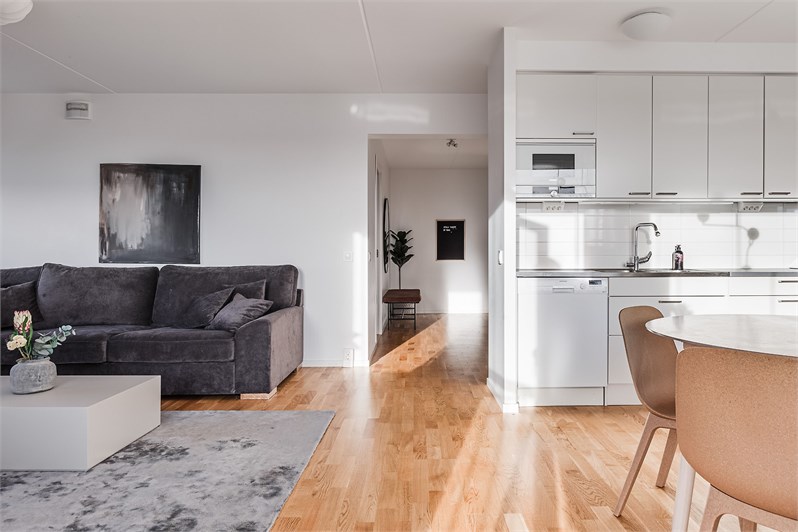 Bostadsbild från Albert Engströmsgatan 2H, Kommande i Gränby, Uppsala