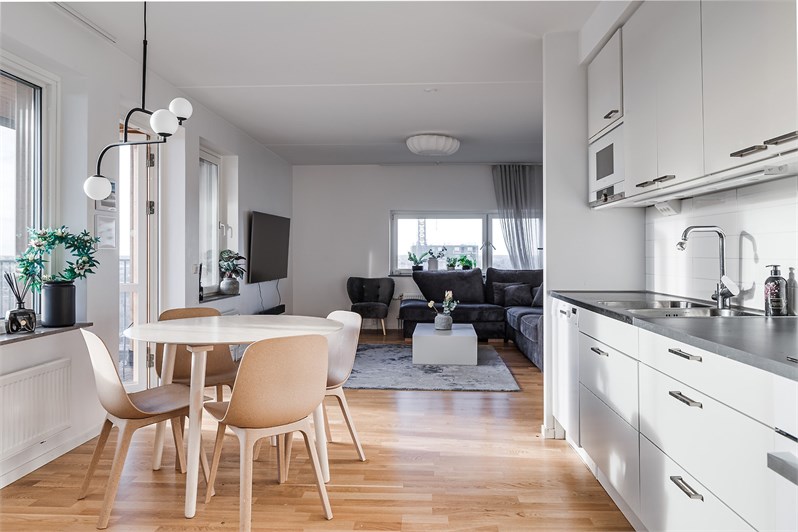 Bostadsbild från Albert Engströmsgatan 2H, Kommande i Gränby, Uppsala