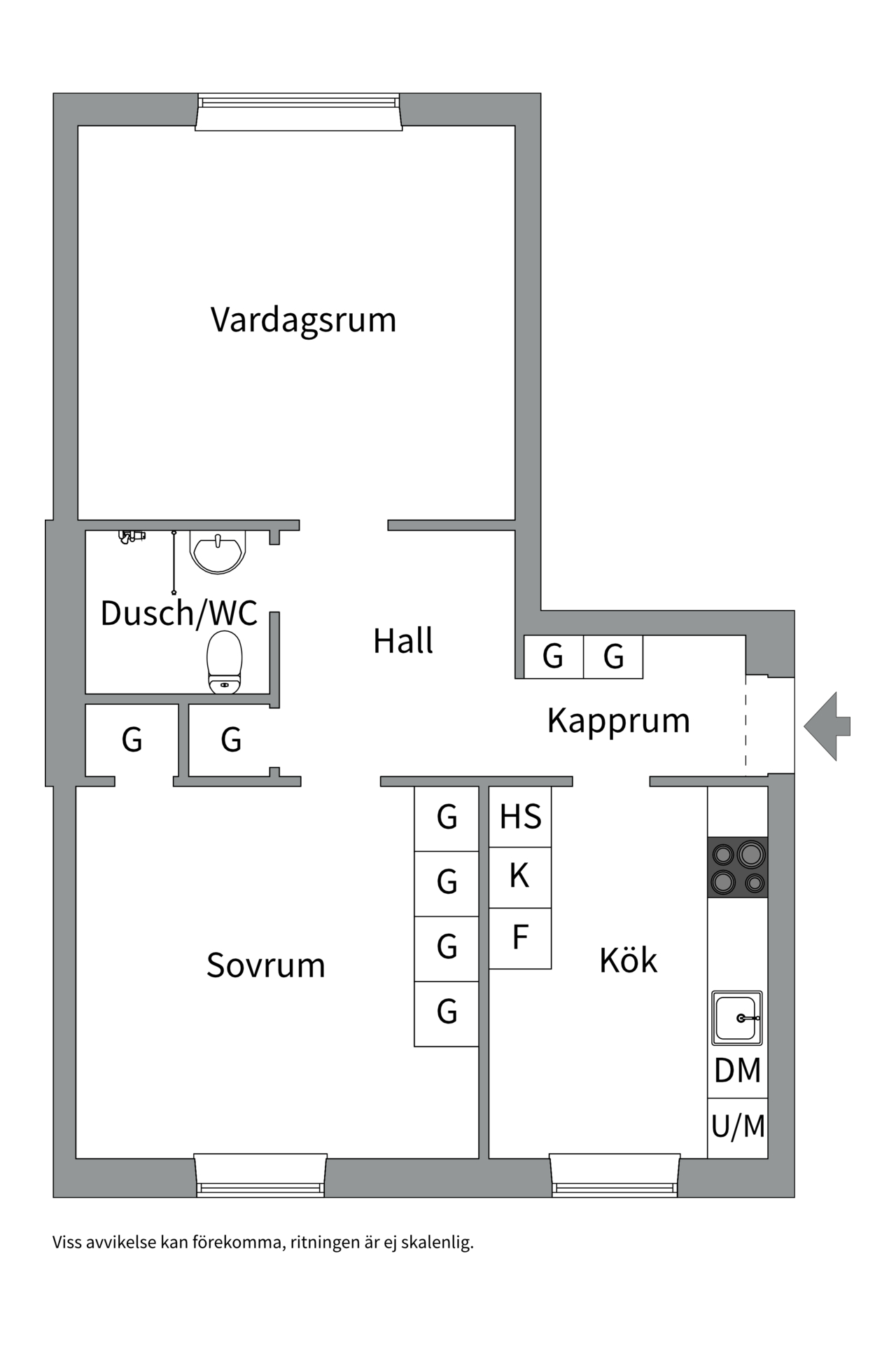 Bostadsbild från Höganäsgatan 7B, Kommande i Höganäs, Uppsala