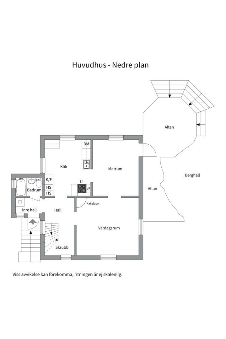 Planlösning från Rödhakevägen 19A, Till salu i Sunnersta, Uppsala