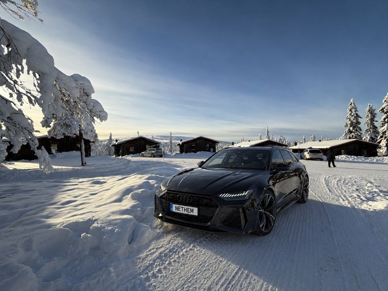 Miljöbild Storfjällsbyn i SÄLEN