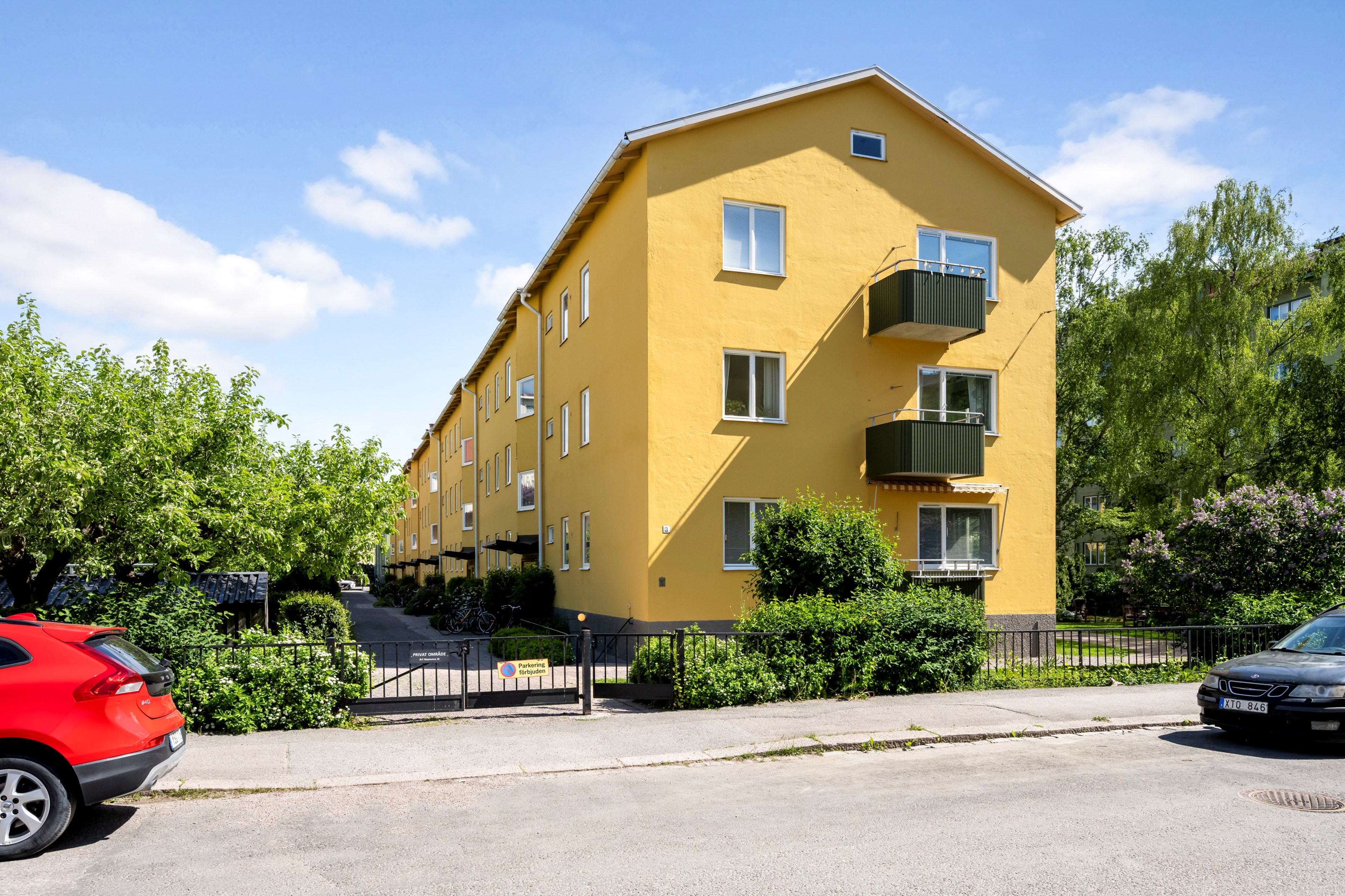 Bostadsbild från Kyrkogårdsgatan 16F, Kommande i Luthagen, Uppsala