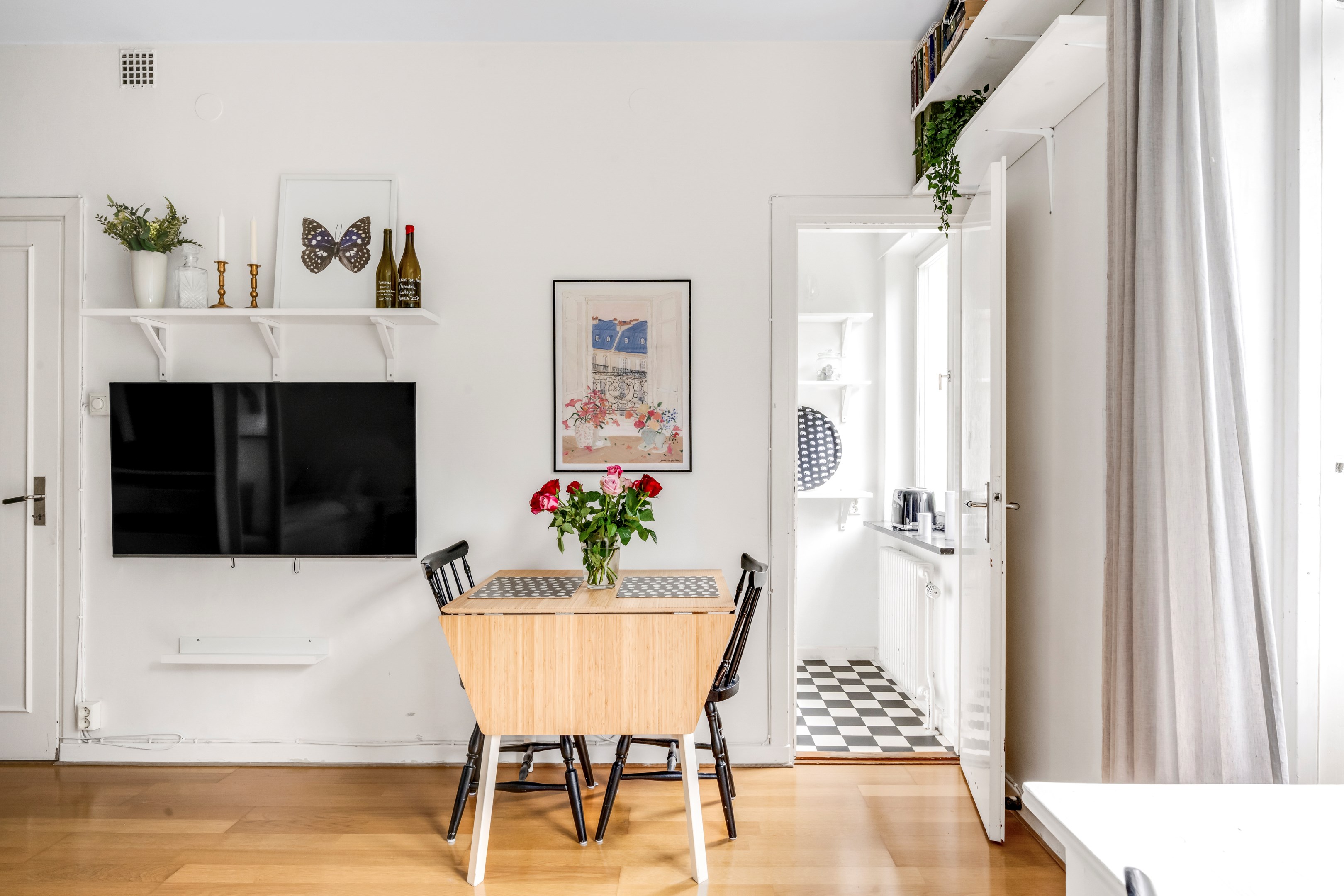 Bostadsbild från Kyrkogårdsgatan 16F, Kommande i Luthagen, Uppsala