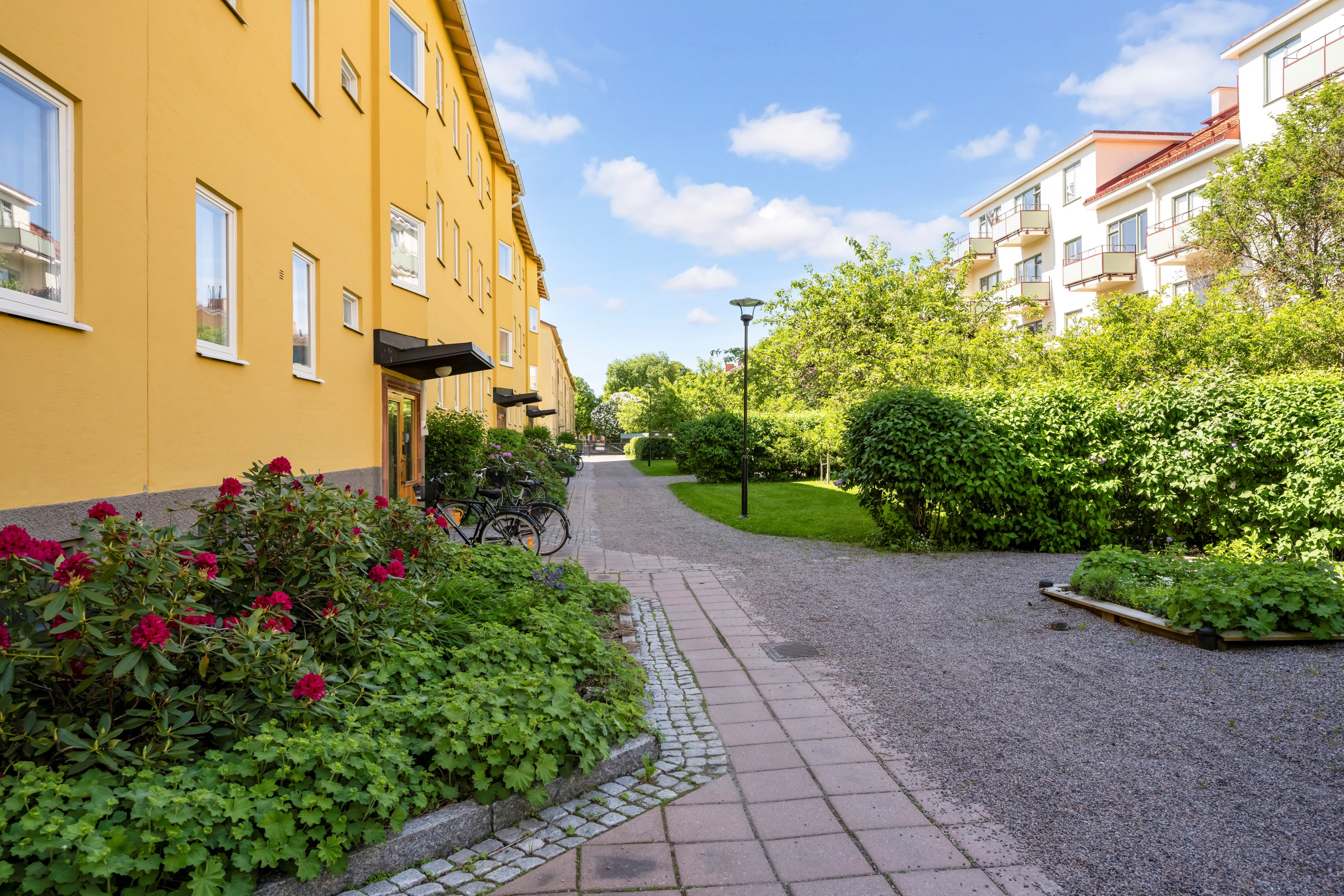 Bostadsbild från Kyrkogårdsgatan 16F, Kommande i Luthagen, Uppsala