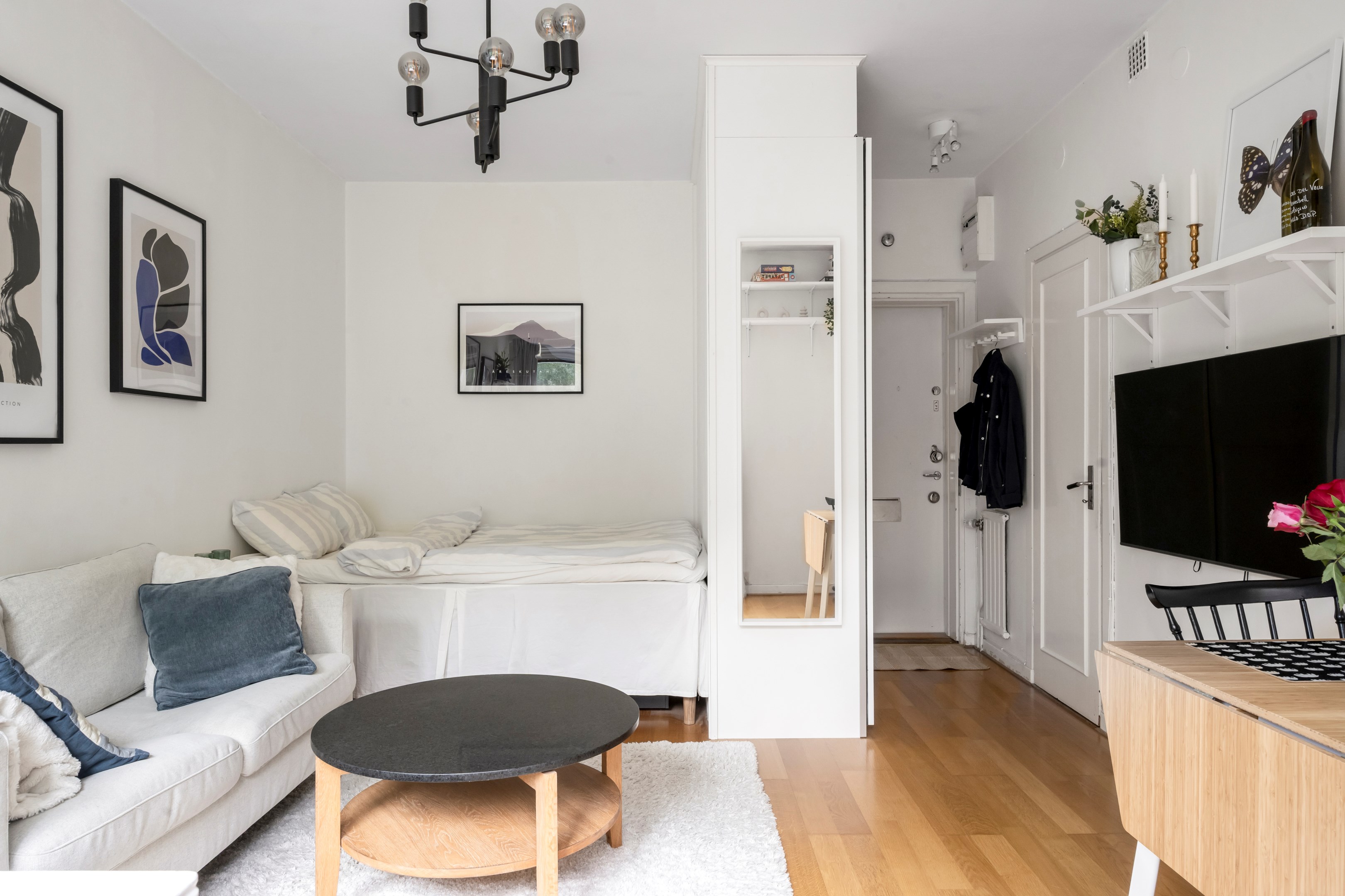 Bostadsbild från Kyrkogårdsgatan 16F, Kommande i Luthagen, Uppsala