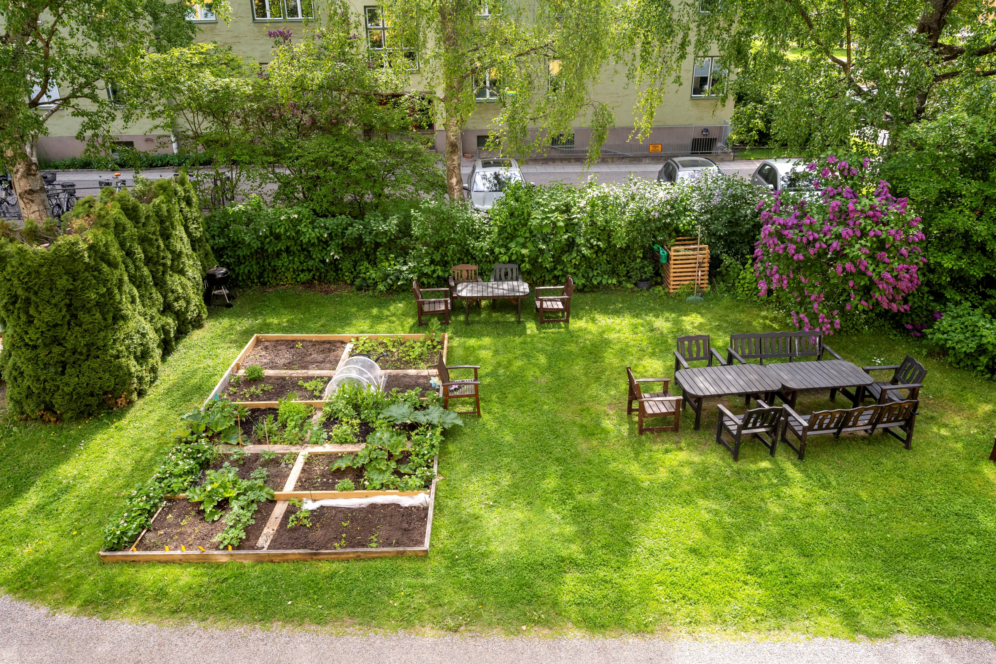 Bostadsbild från Kyrkogårdsgatan 16F, Kommande i Luthagen, Uppsala