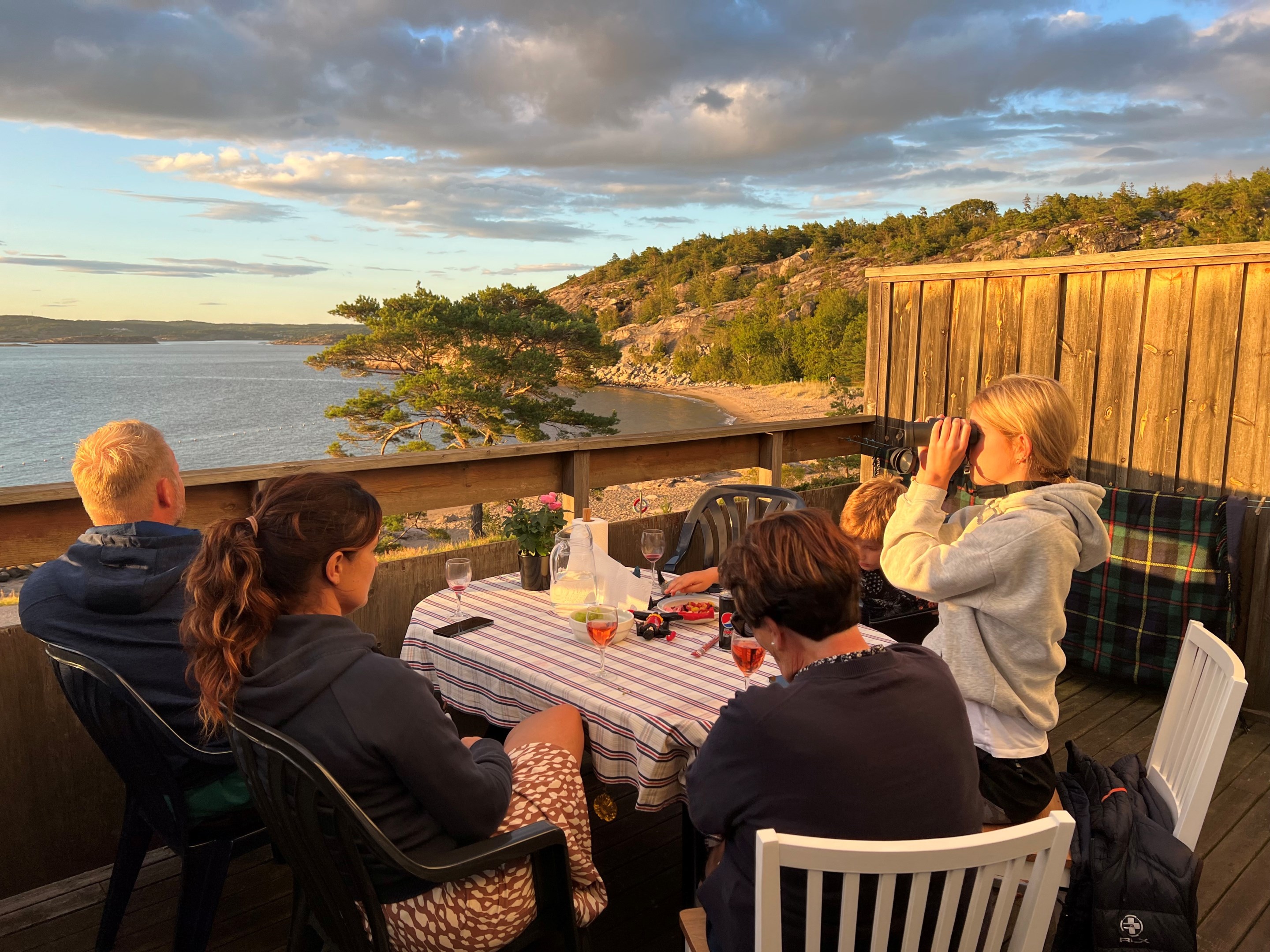 Stämningfull solnedgång