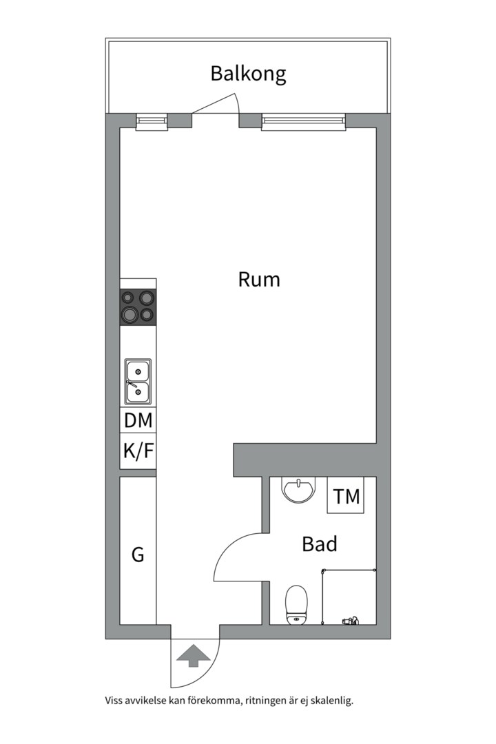 Planlösning från Årstaskogs Väg 9B, 14tr, Kommande i Liljeholmen - Liljeholmskajen, Stockholm