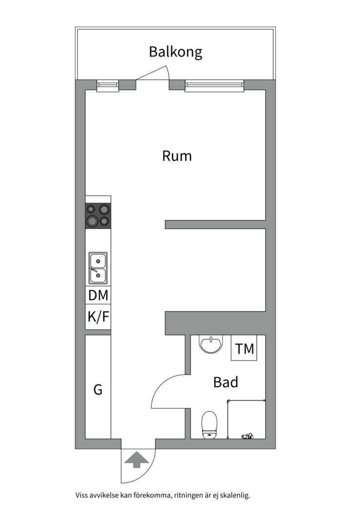 Planlösning från Årstaskogs Väg 9B, 14tr, Kommande i Liljeholmen - Liljeholmskajen, Stockholm