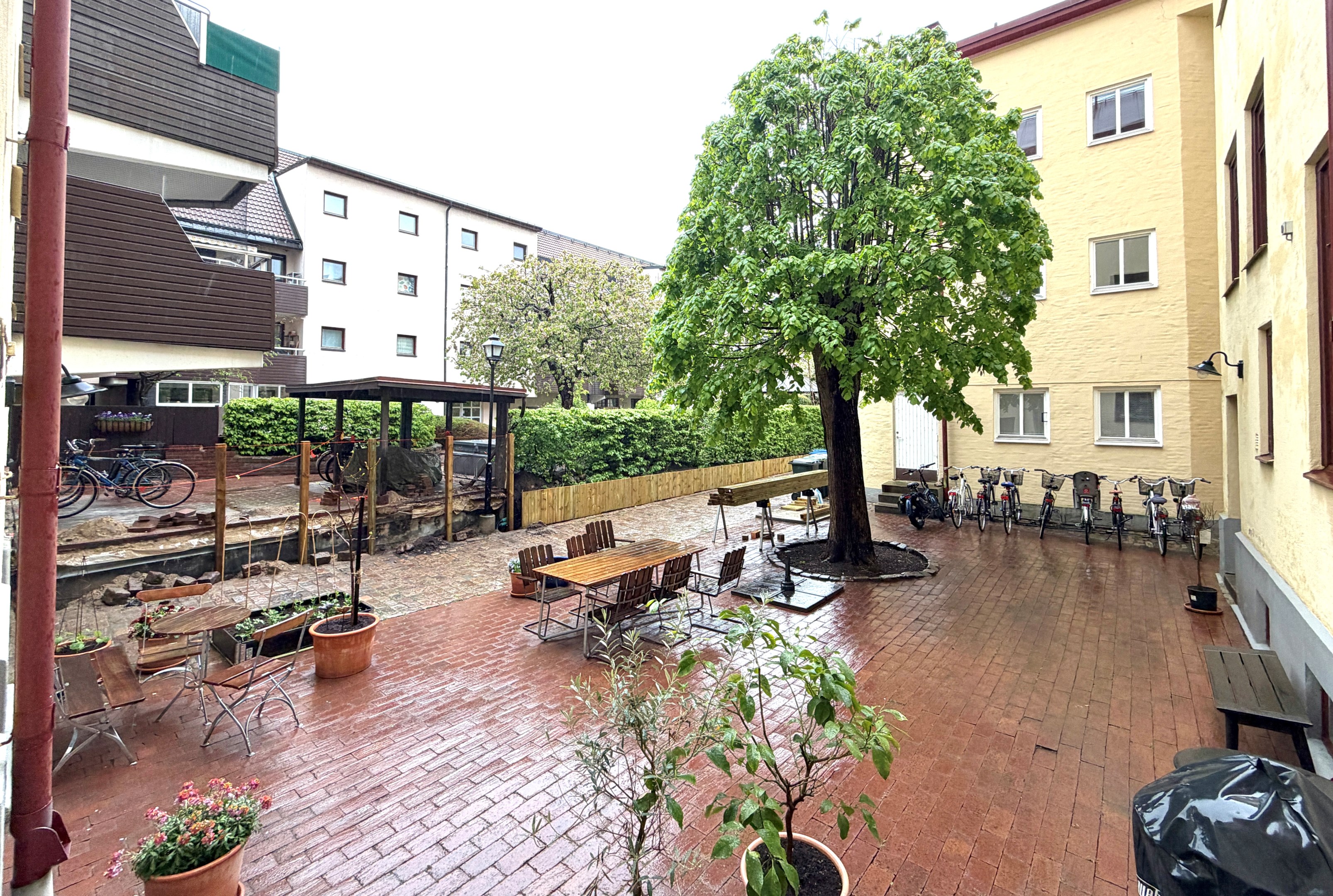 Innergården i österläge