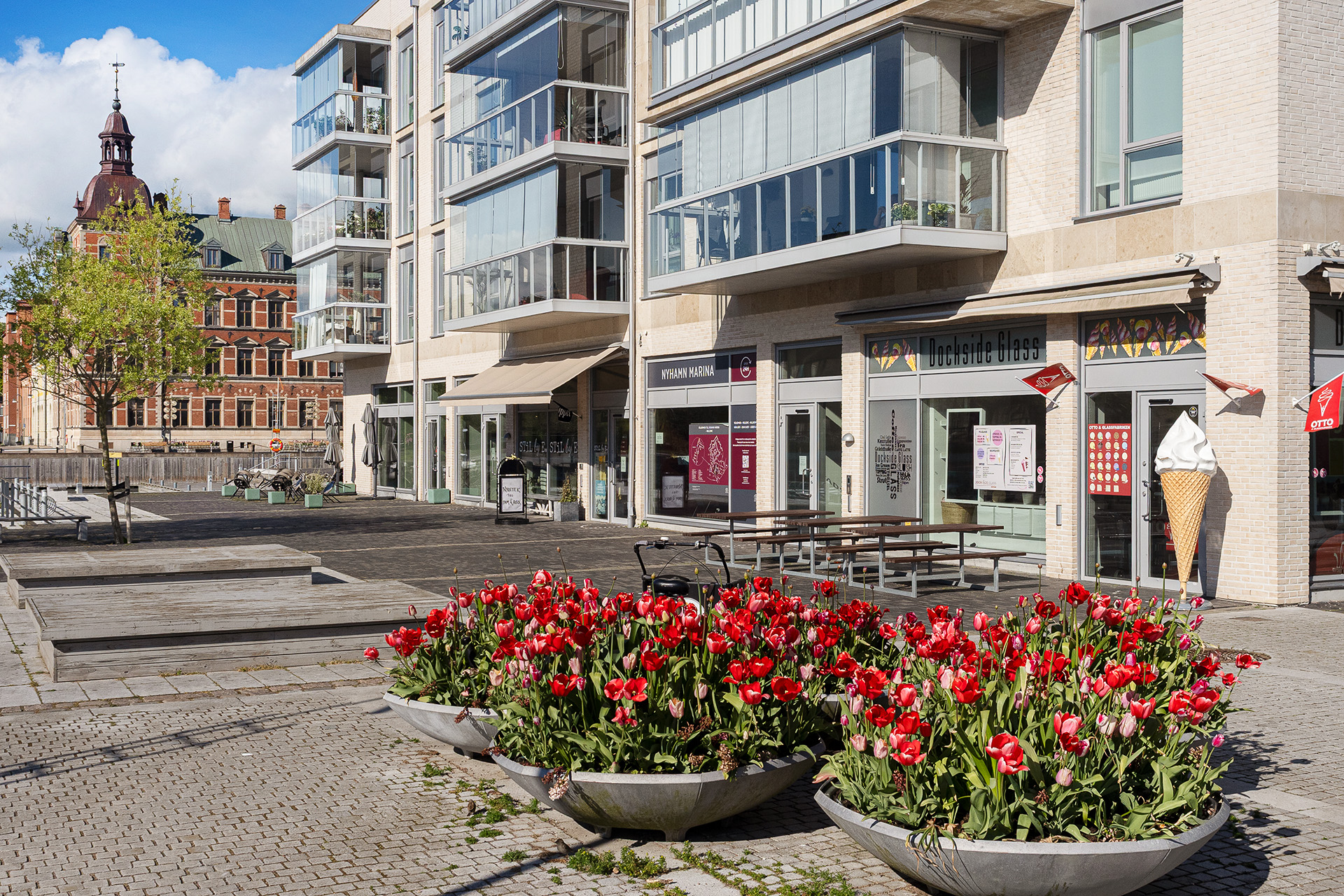 På väg in mot dig finns dessa vackra blommor