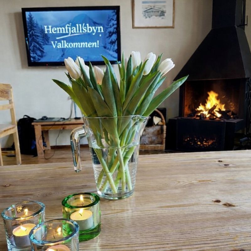 Eldstad. Hemfjällsbyn Välkommen!