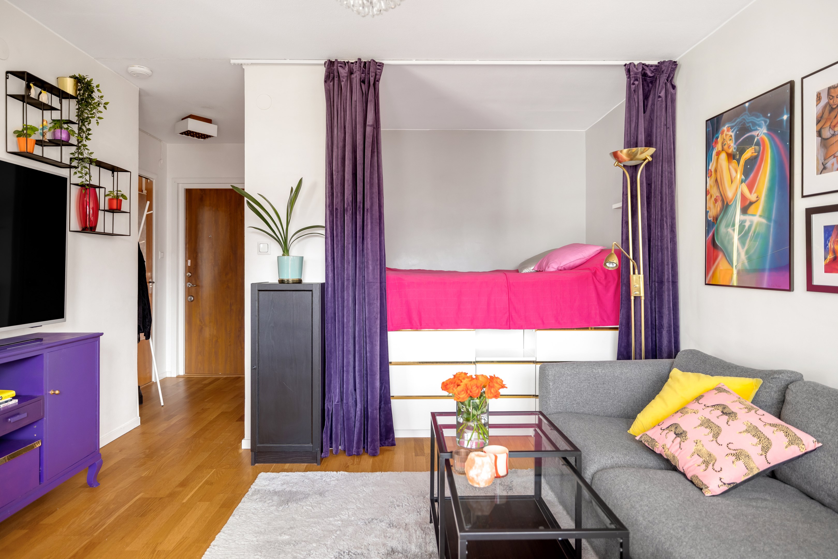 Bostadsbild från Österängsgatan 14E, Kommande i Fålhagen, Uppsala