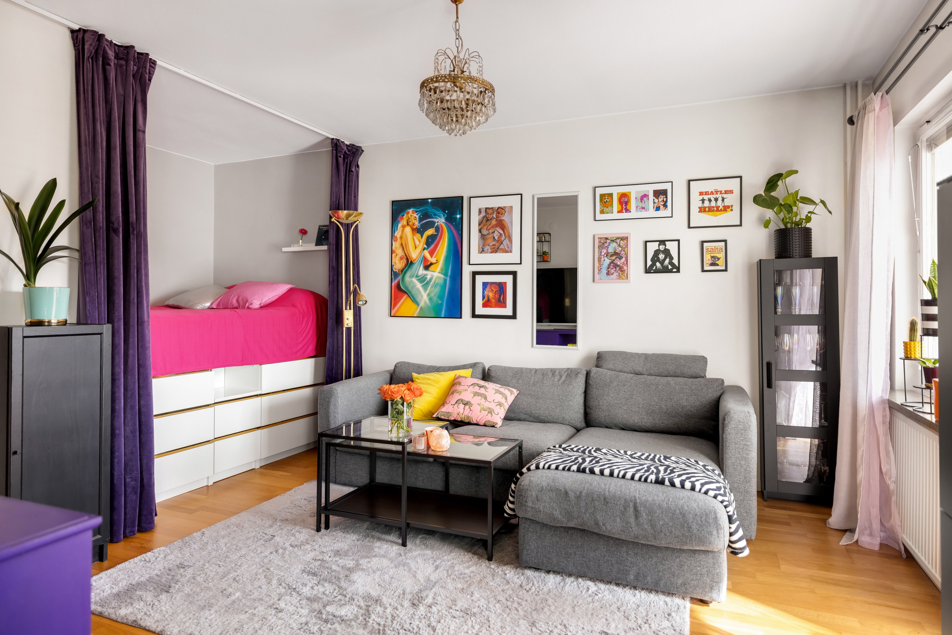 Bostadsbild från Österängsgatan 14E, Kommande i Fålhagen, Uppsala