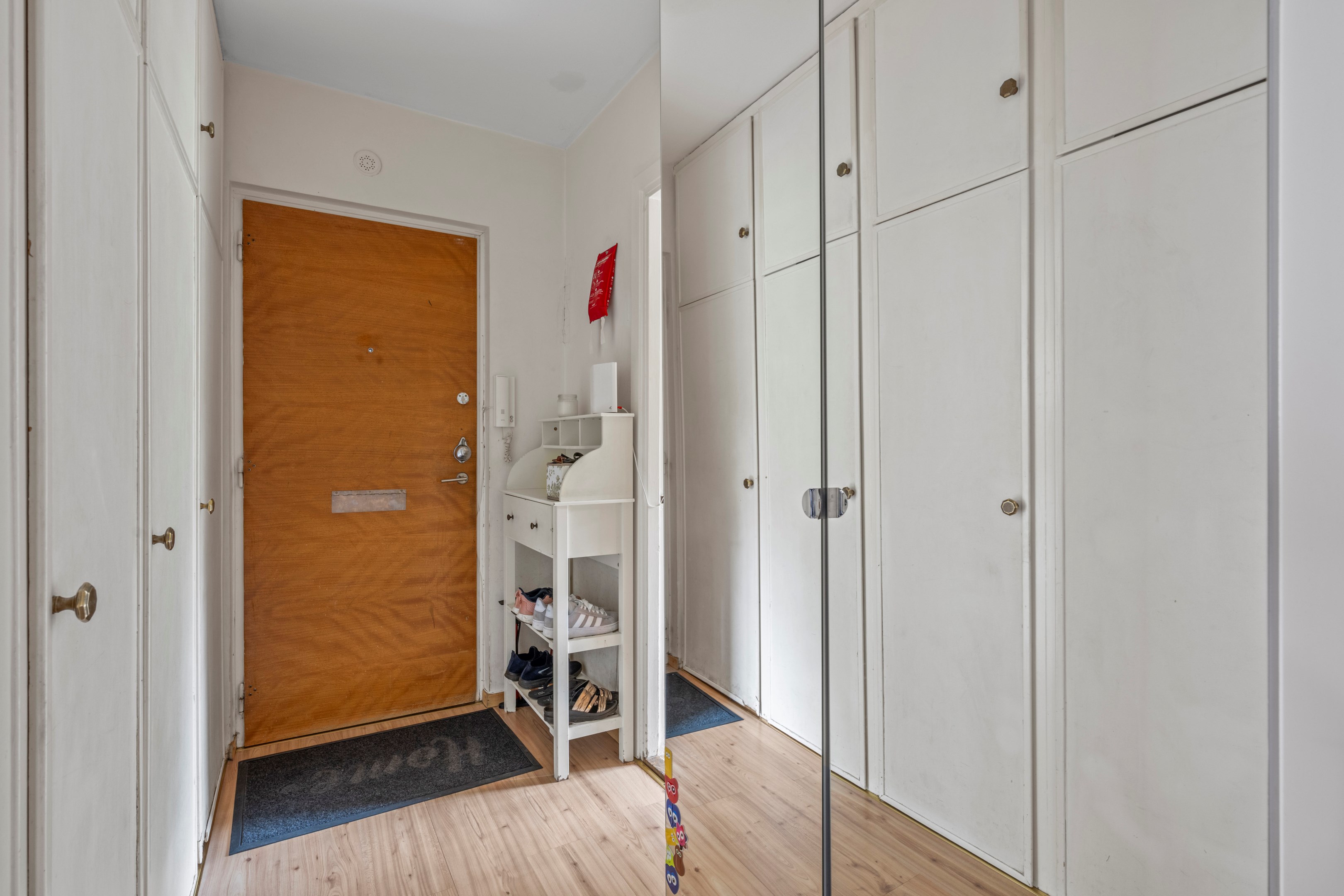Hall med bra förvaring