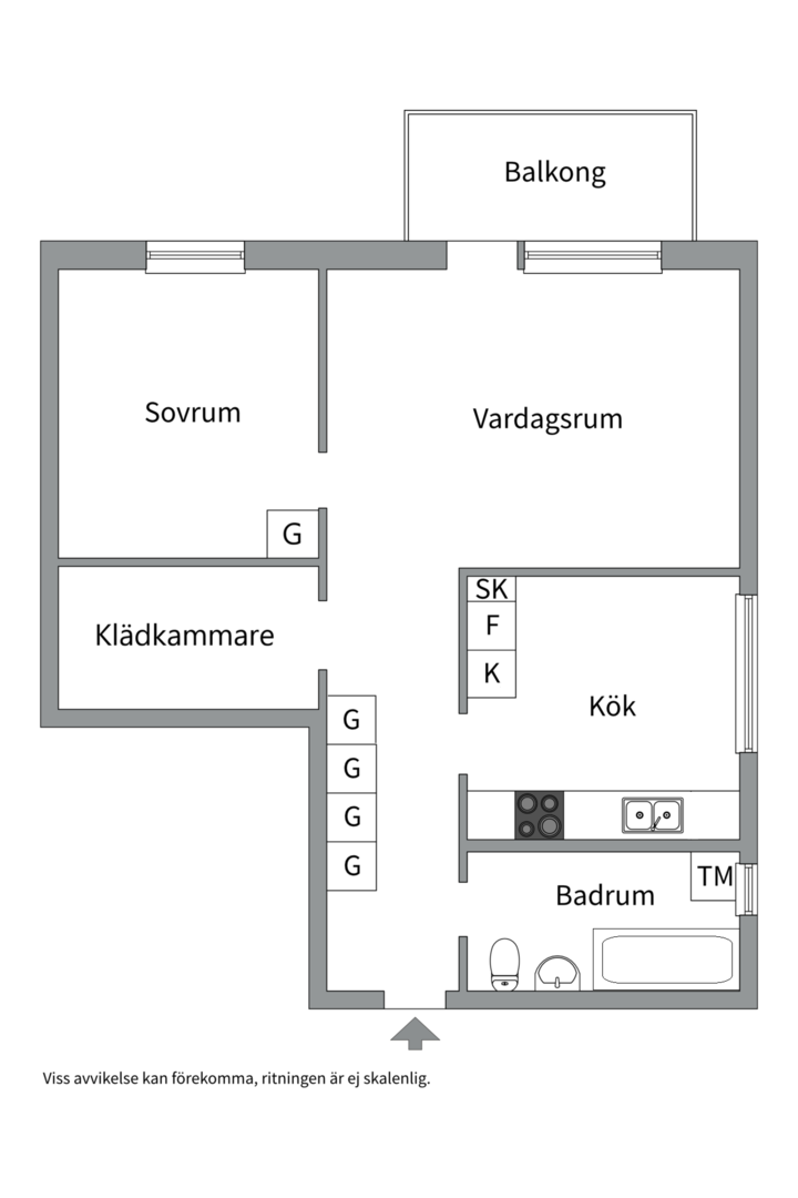 Planlösning från Bergslagsresan 102, Till salu i Sävja, Uppsala
