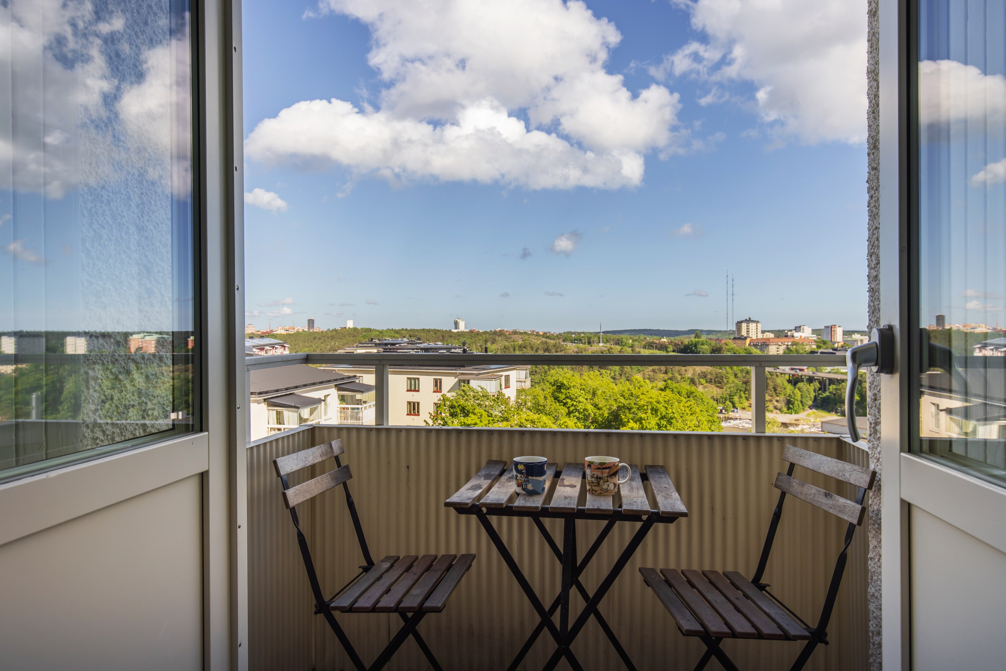 Bostadsbild från Finnbergsvägen 3, Kommande i Finnberget, Nacka