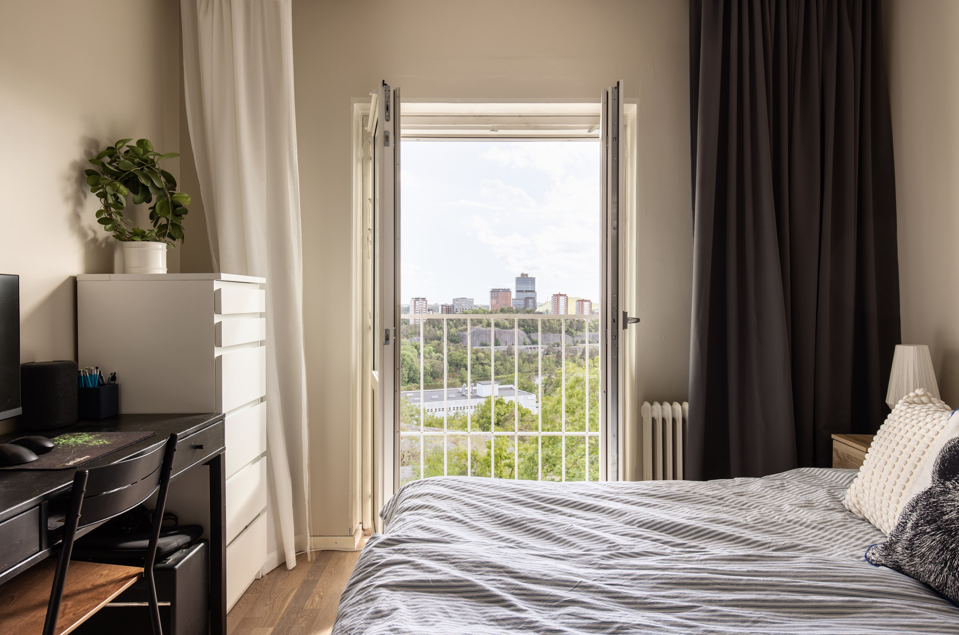 Bostadsbild från Finnbergsvägen 3, Kommande i Finnberget, Nacka