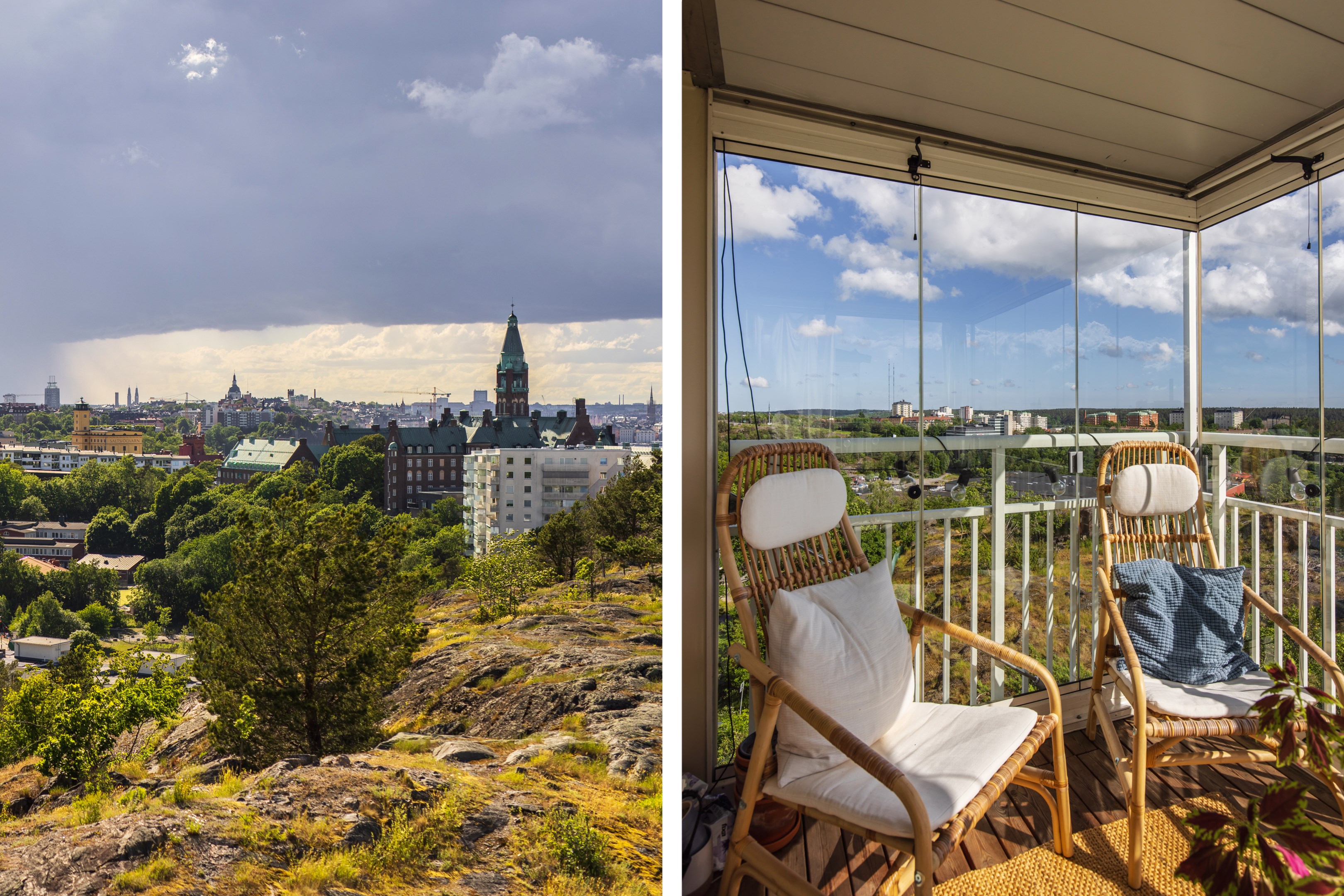 Bostadsbild från Finnbergsvägen 3, Kommande i Finnberget, Nacka