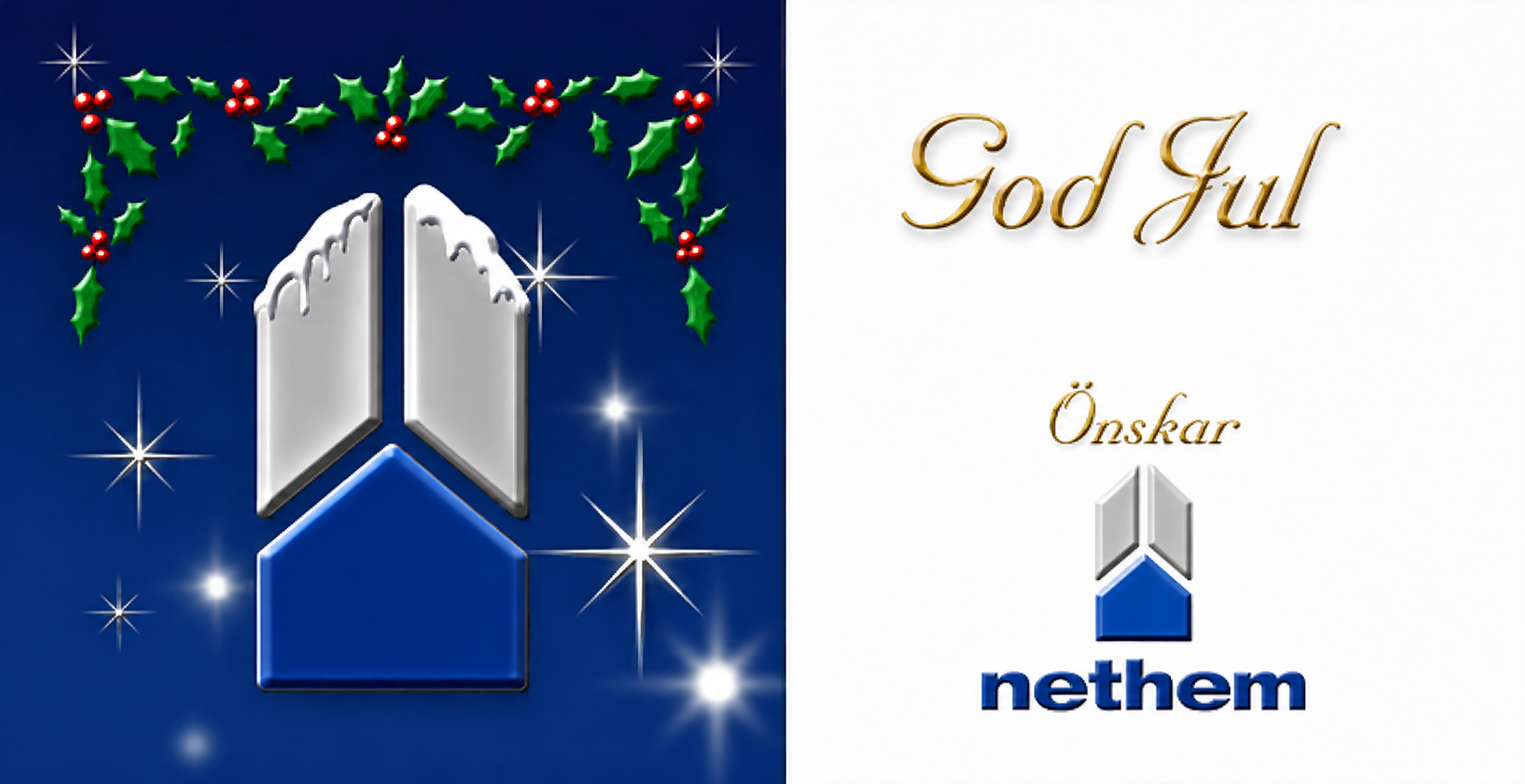 God Jul vecka 52 önskar NETHEM