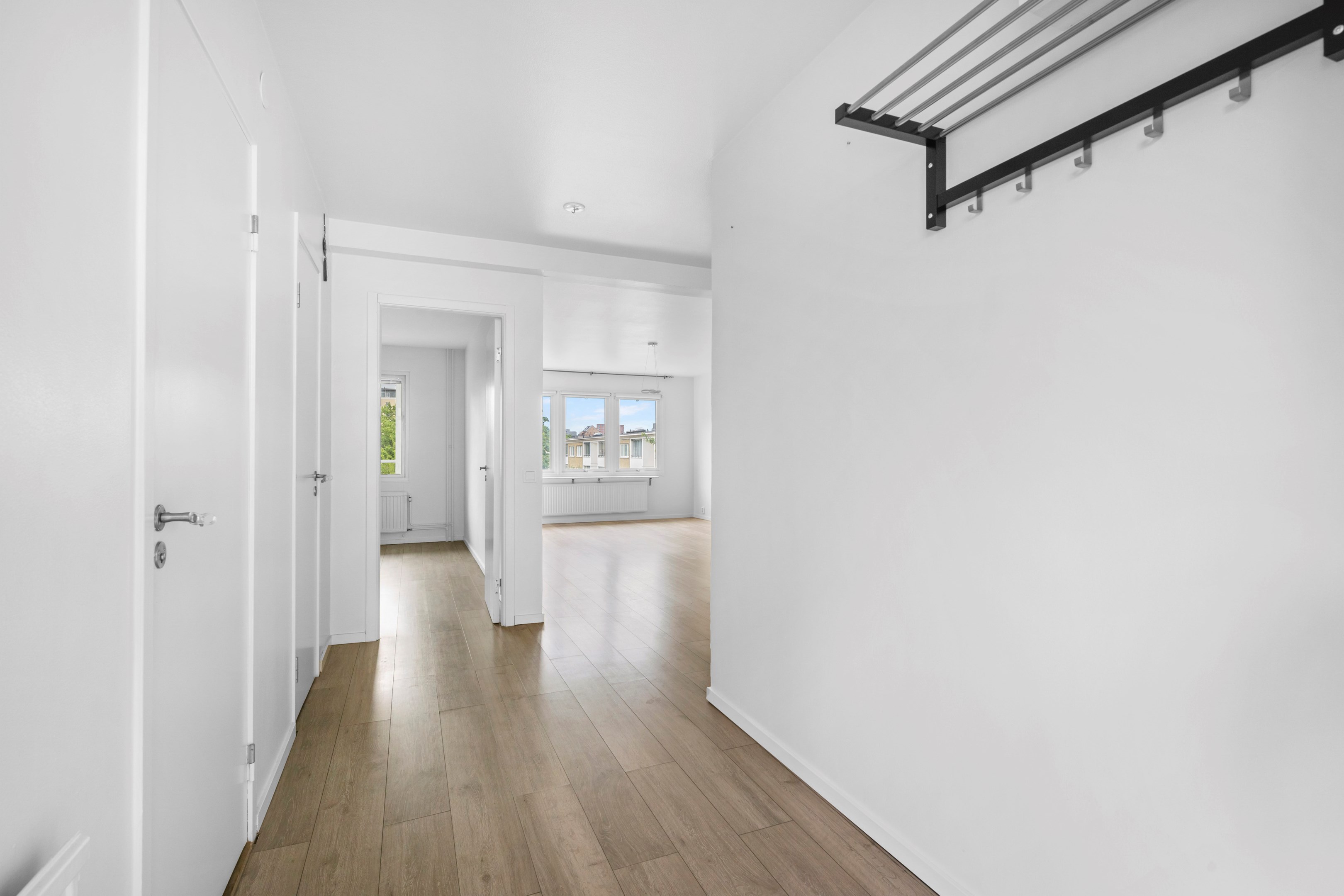 Hall med plats för avhängning