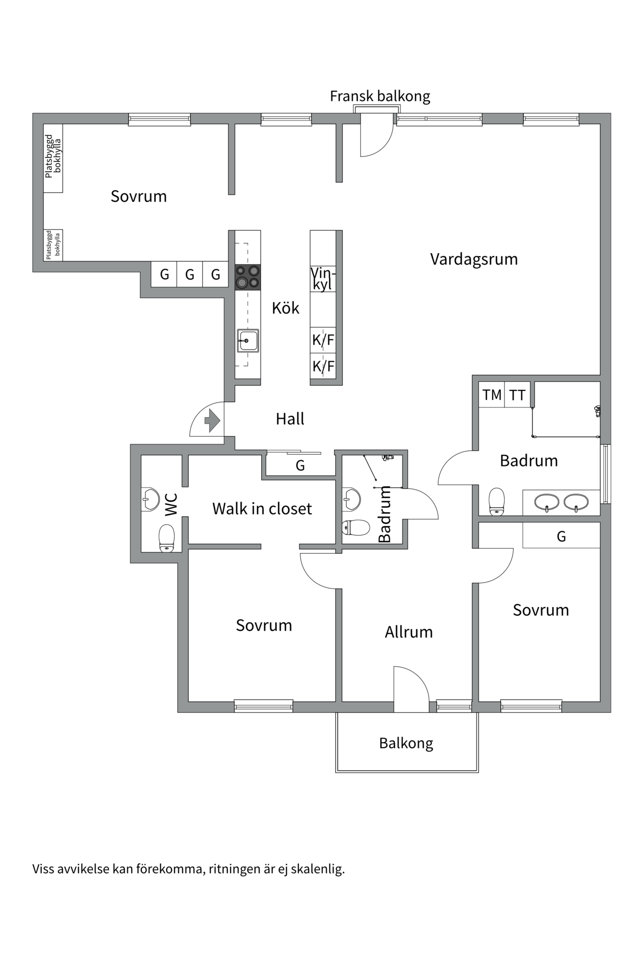 Bostadsbild från Kungsgatan 63B, Kommande i Centrum, Uppsala