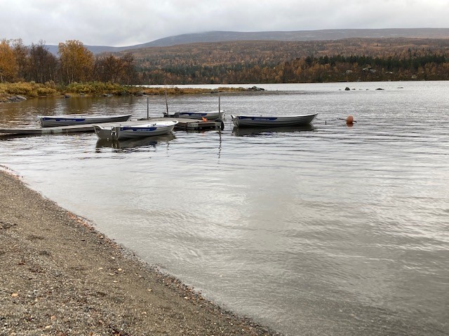 Kanoter och båtar för andelsägare iFjällsätern