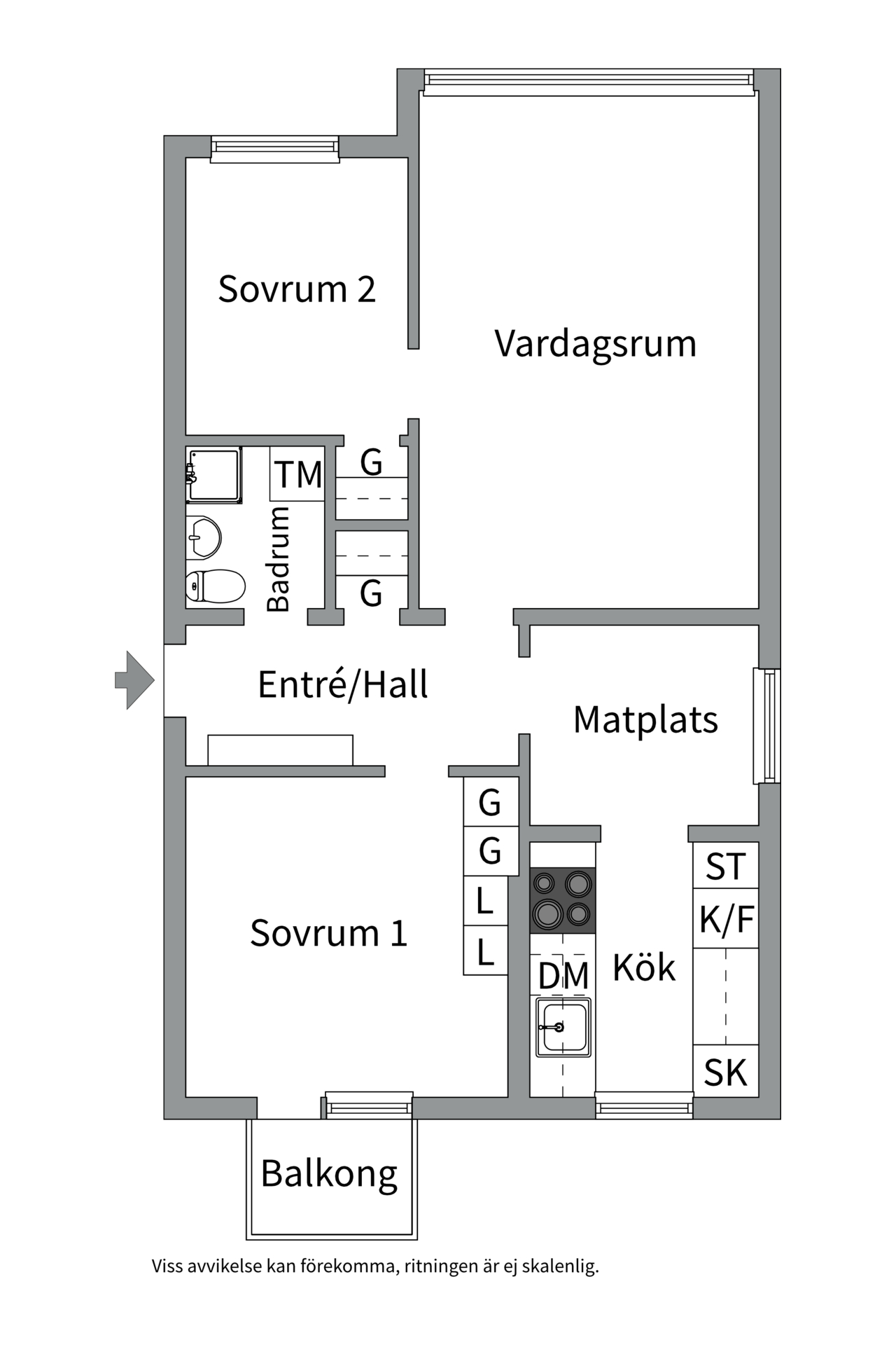 Bostadsbild från Murargatan 14E, Snart till salu i Salabacke, Uppsala