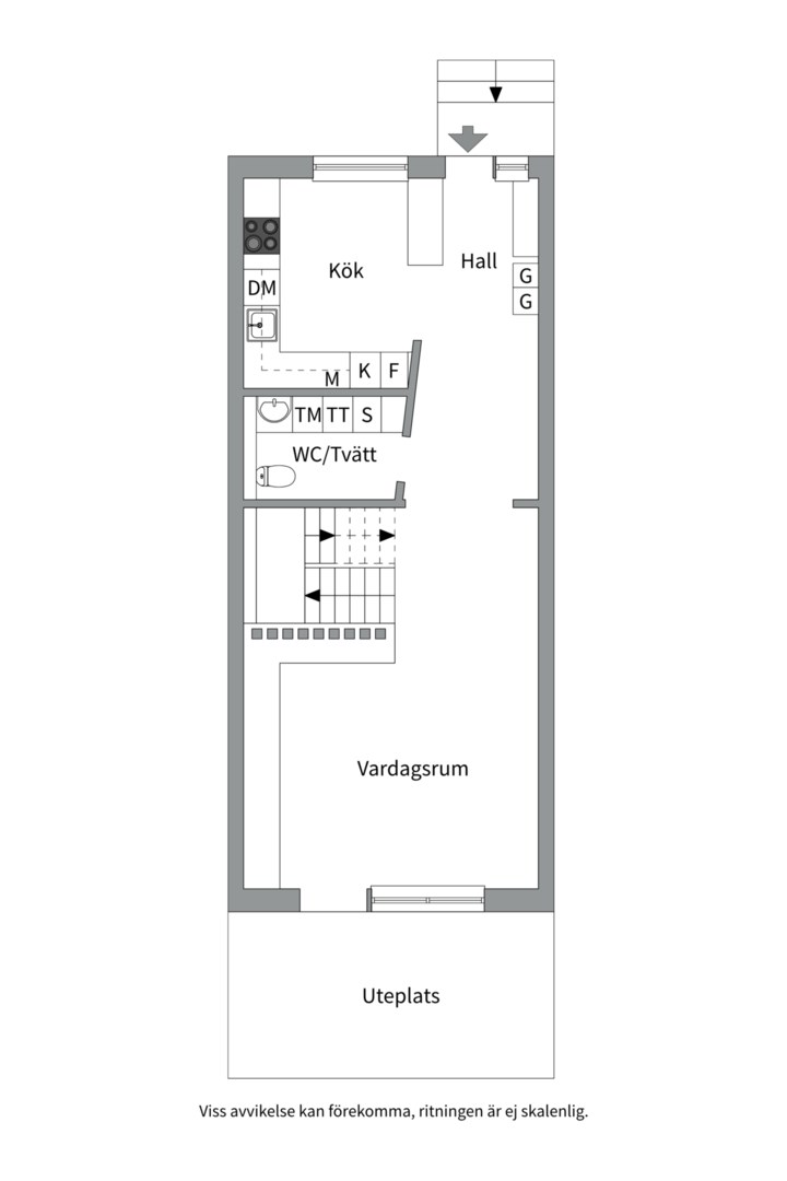 Planlösning från Karlfeldtsgatan 71, Såld i Nordanby, Västerås