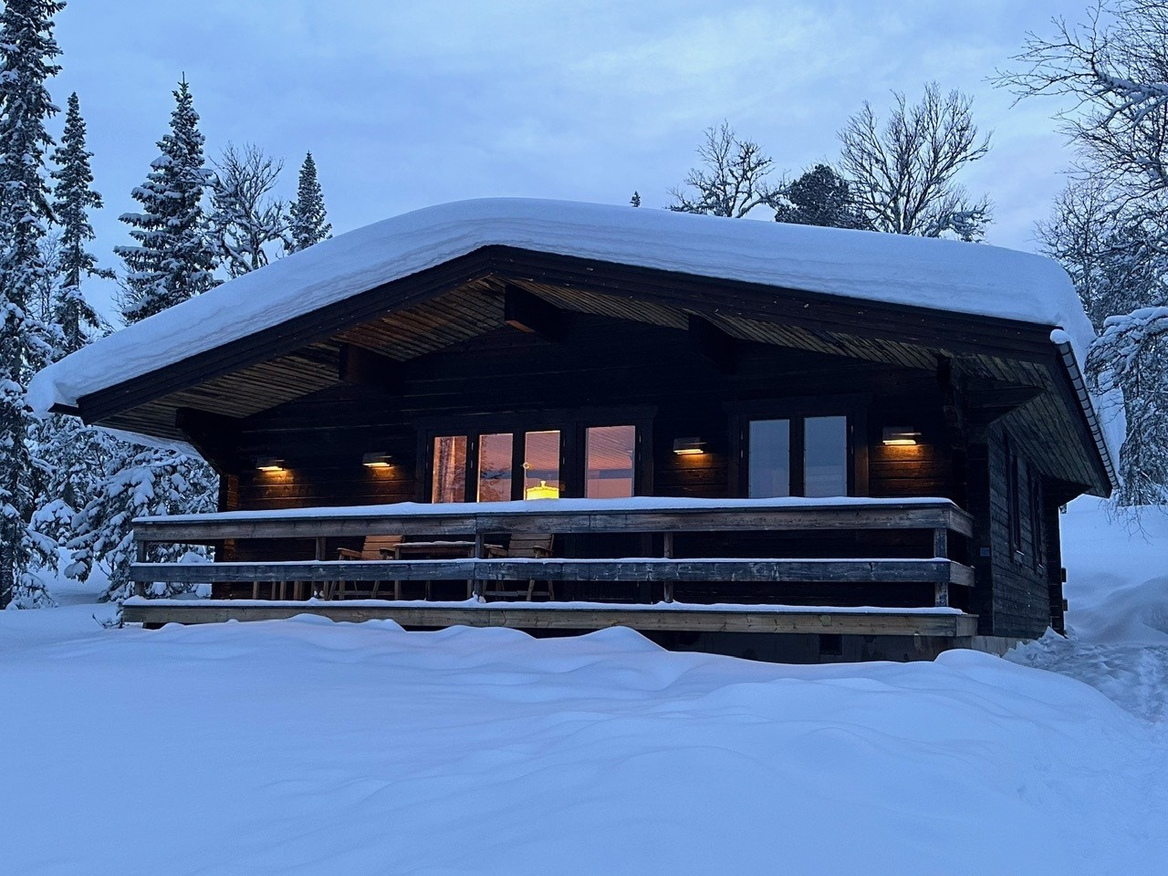 Fjällkällan, vinter