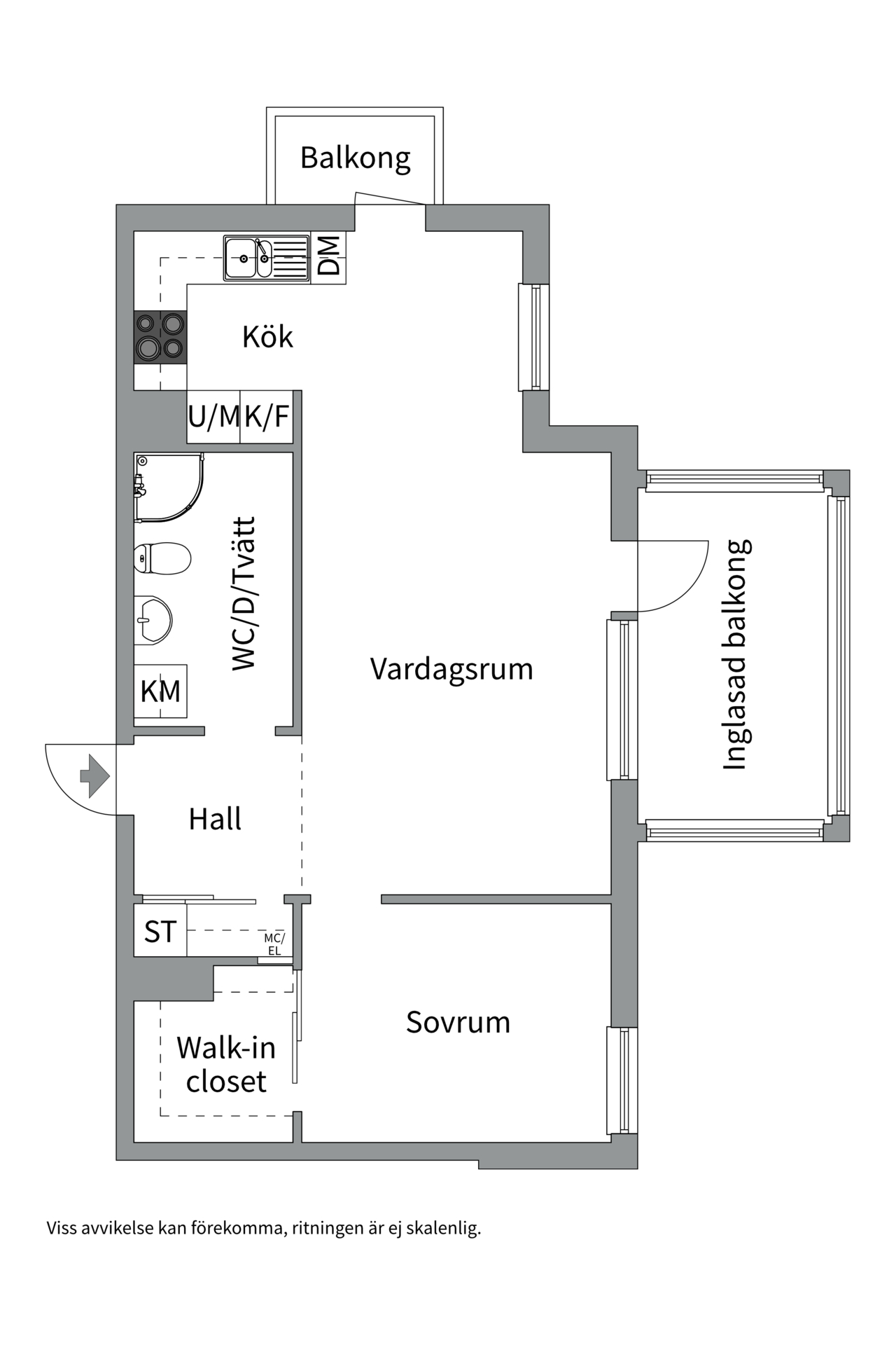 Bostadsbild från Sågargatan 15D, Kommande i Kungsängen, Uppsala