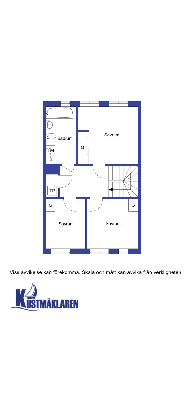 Planritning - Ovanplan