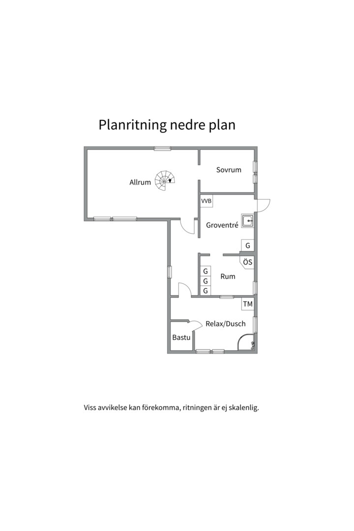 Planlösning från Höjdvändan 4, Kommande i Saltarö, Värmdö