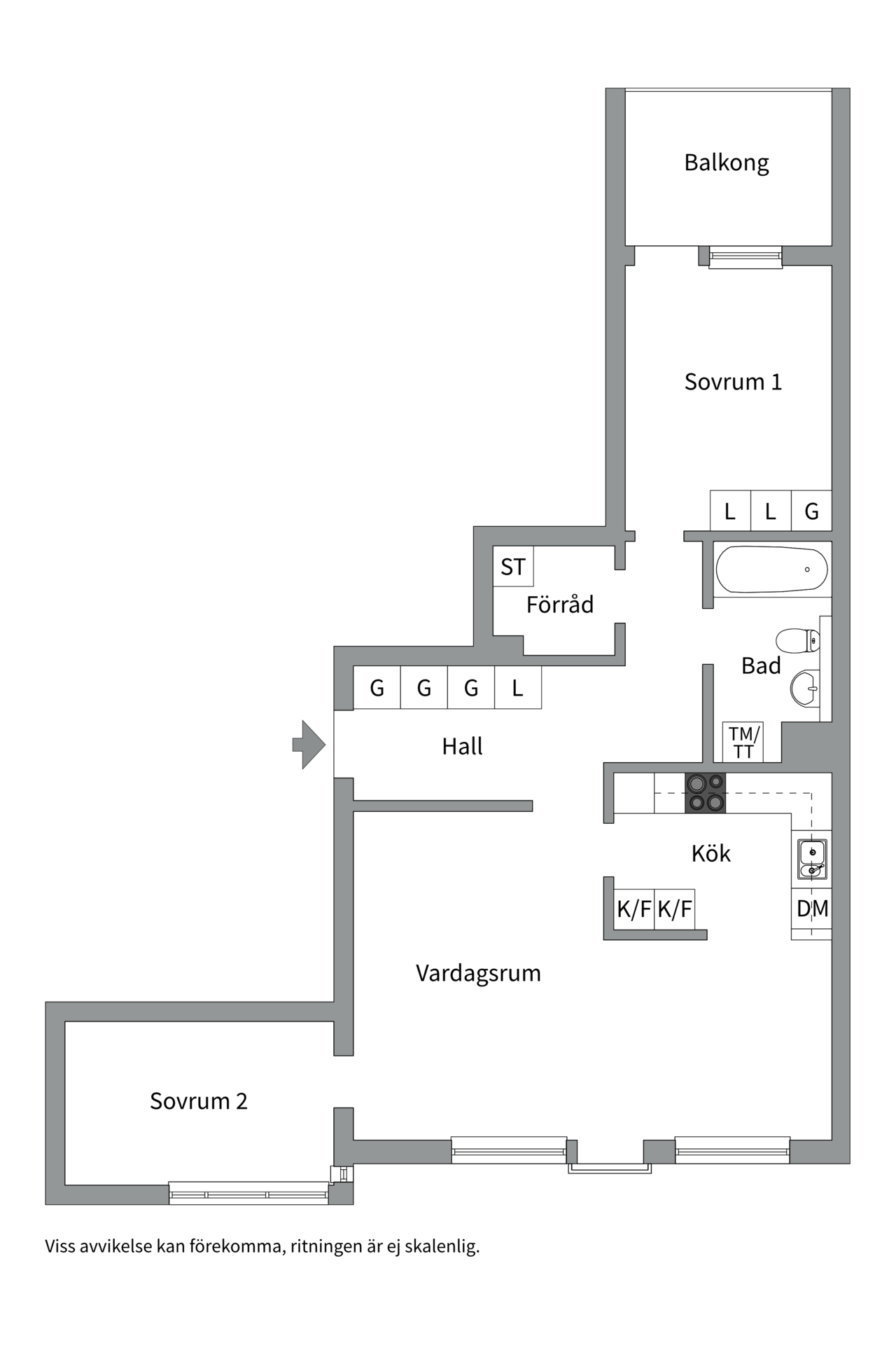 Bostadsbild från Kungsängsgatan 57K, Kommande i Kungsängen, Uppsala