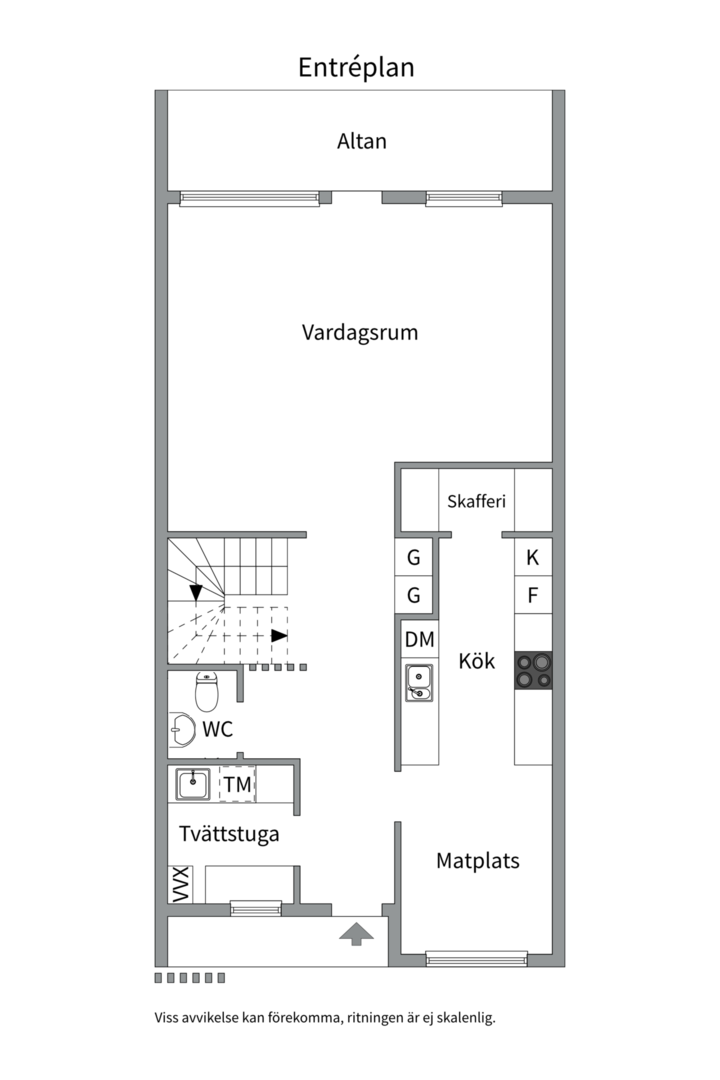 Planlösning från Kantyxgatan 13, Till salu i Brandthovda, Västerås