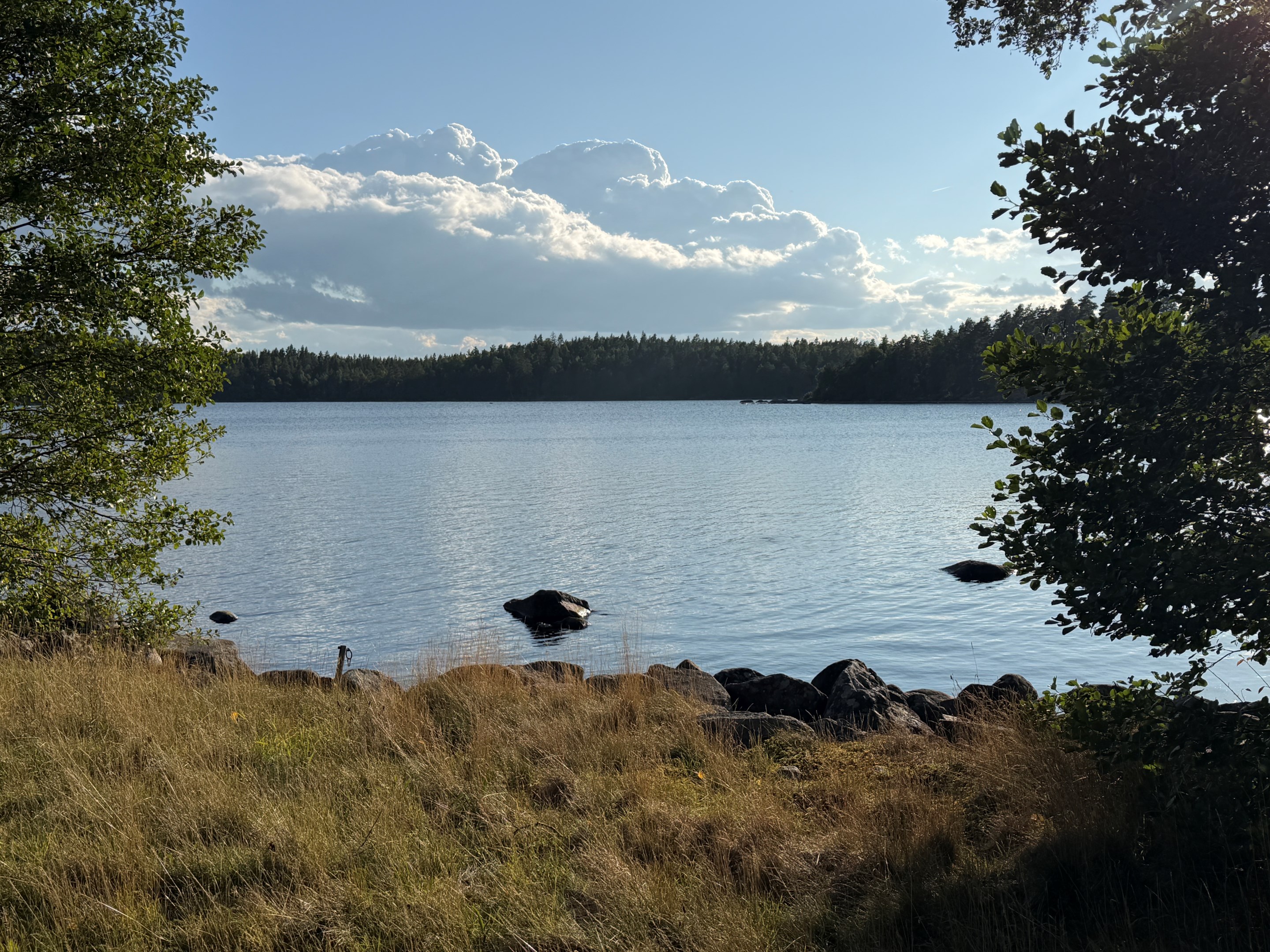 Båt-och badplats ingår nere vid sjön!