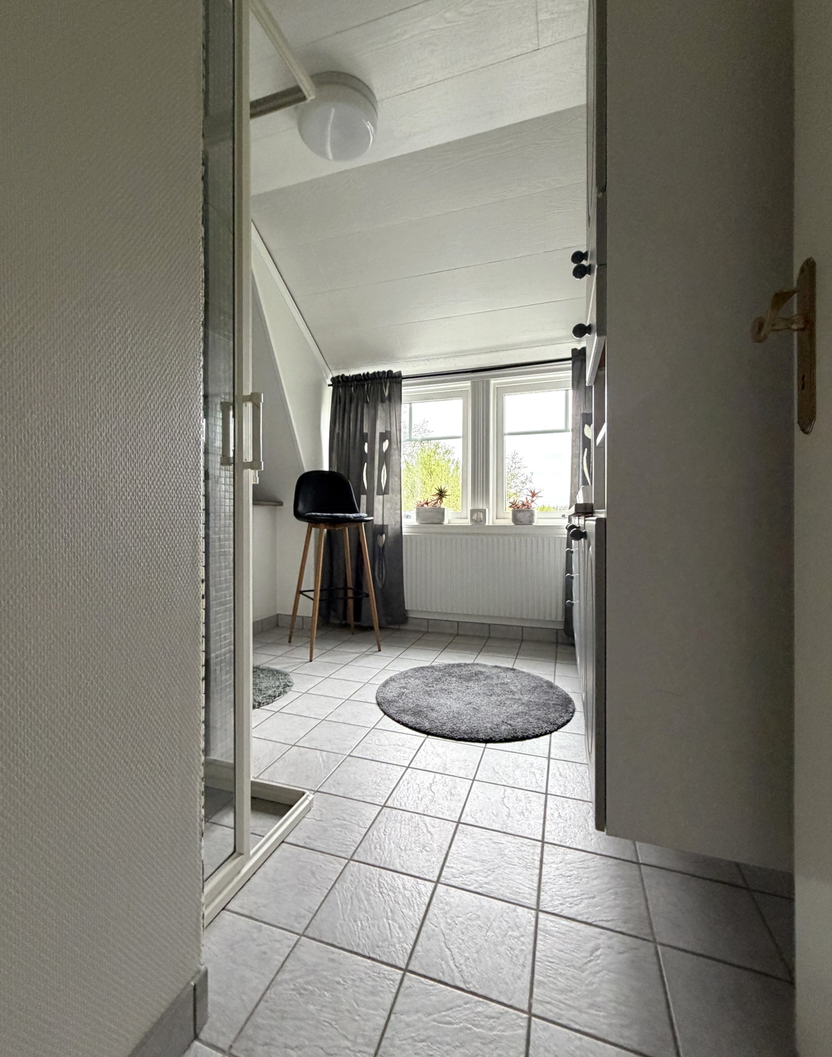 Ingång till  badrummet