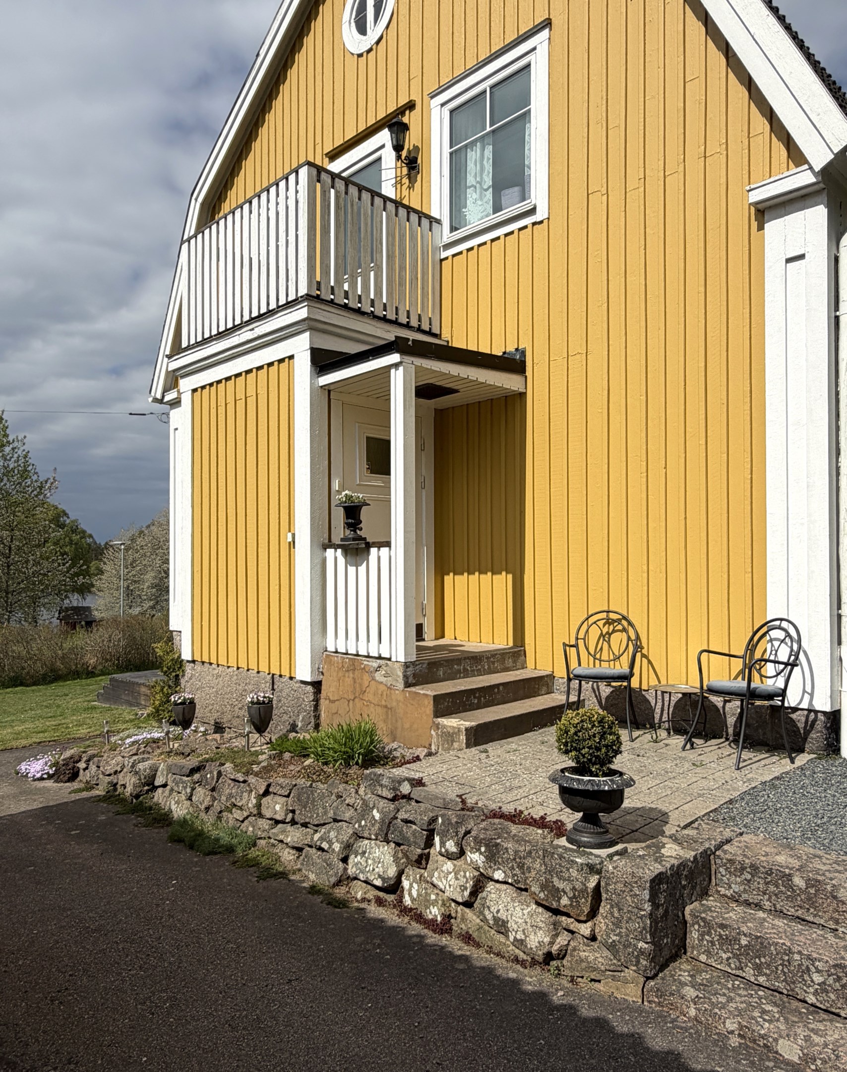 Fikaplats vid groventrén
